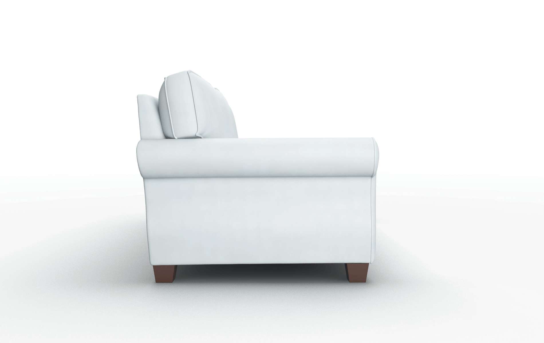 Rome Hathaway Aqua Sofa espresso legs 3
