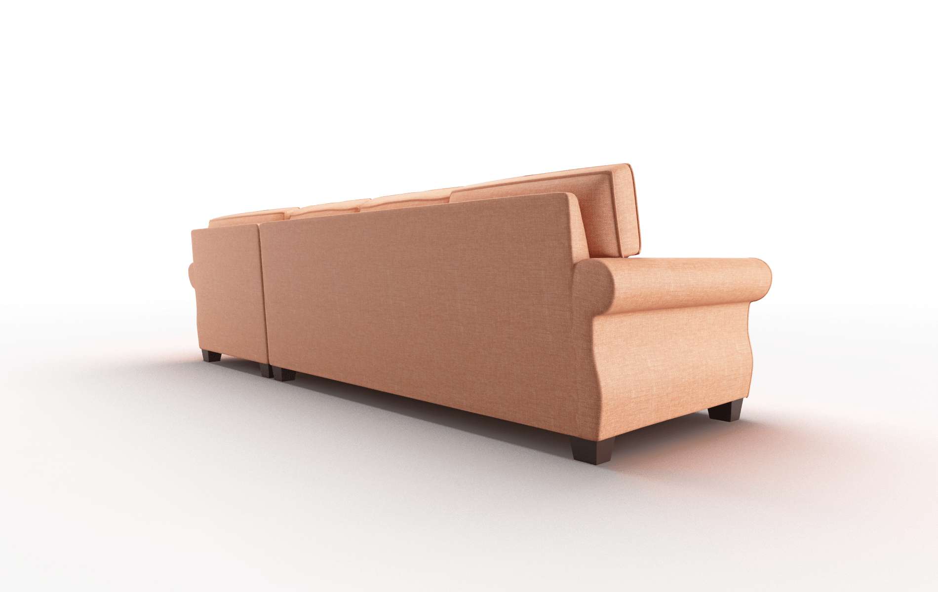 Rome Hepburn Appricot Panel espresso legs 5