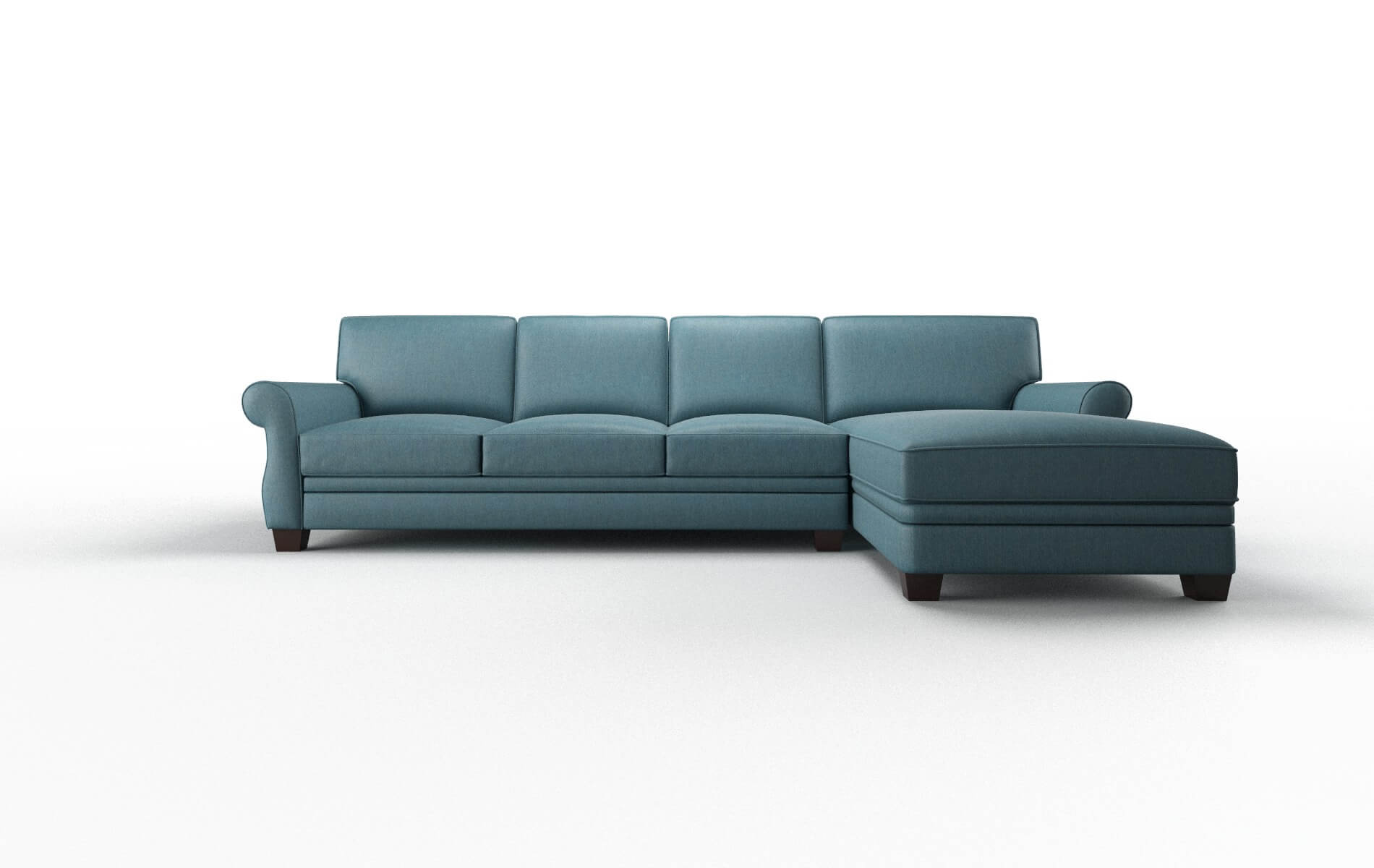 Rome Hepburn Teal Panel espresso legs 1