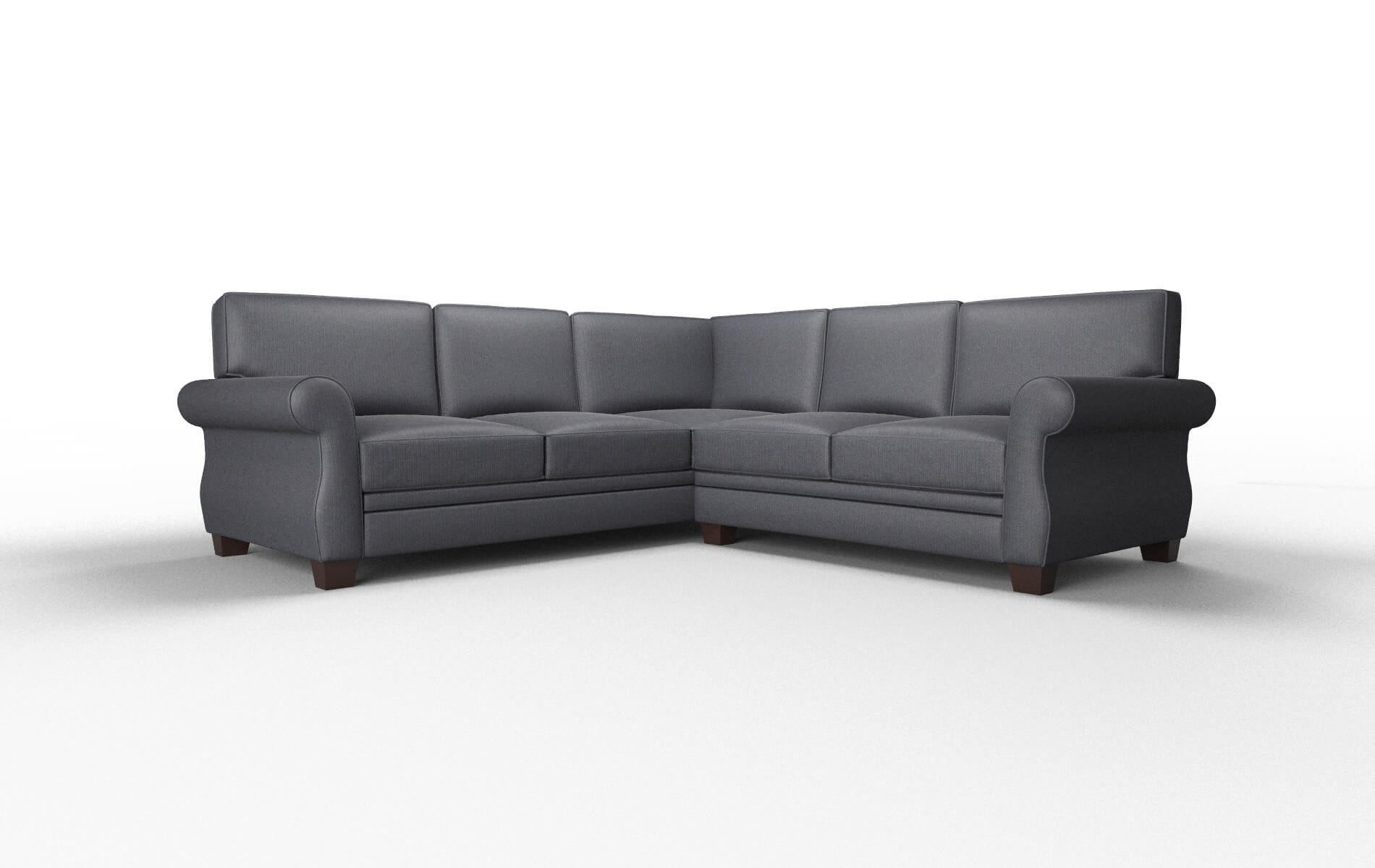 Rome Hepburn_hrp Deep_sea Sectional espresso legs 1