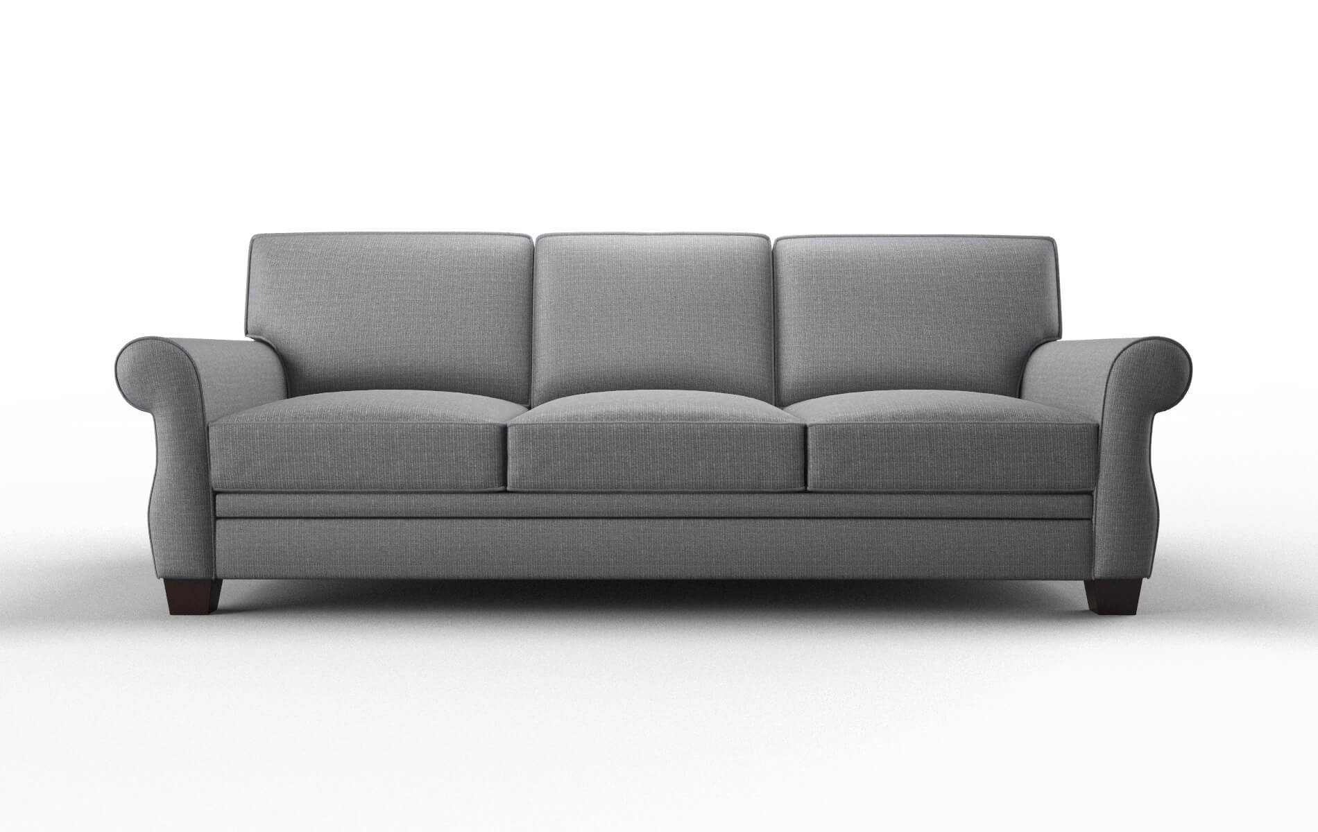 Rome Insight Denim Sofa espresso legs 1