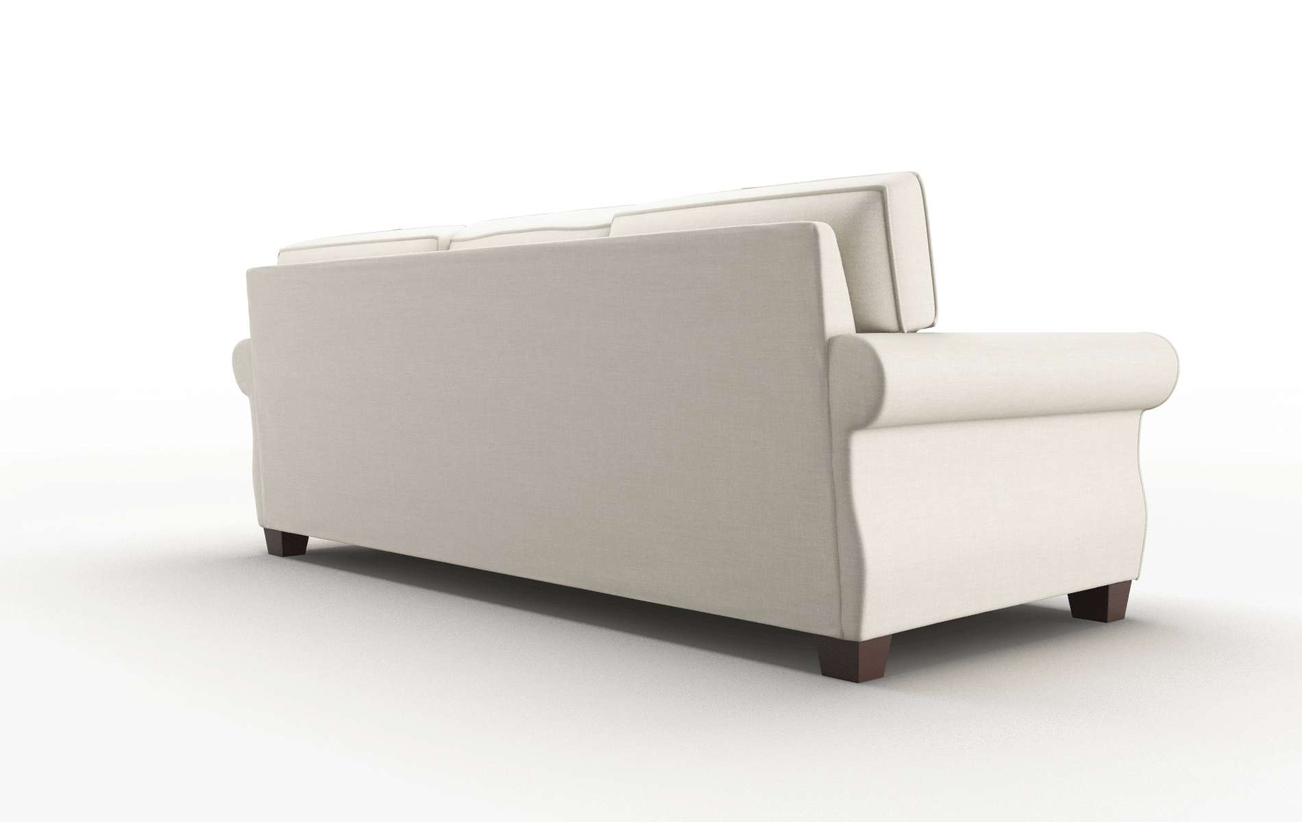 Rome Keylargo Almond Sofa espresso legs 5