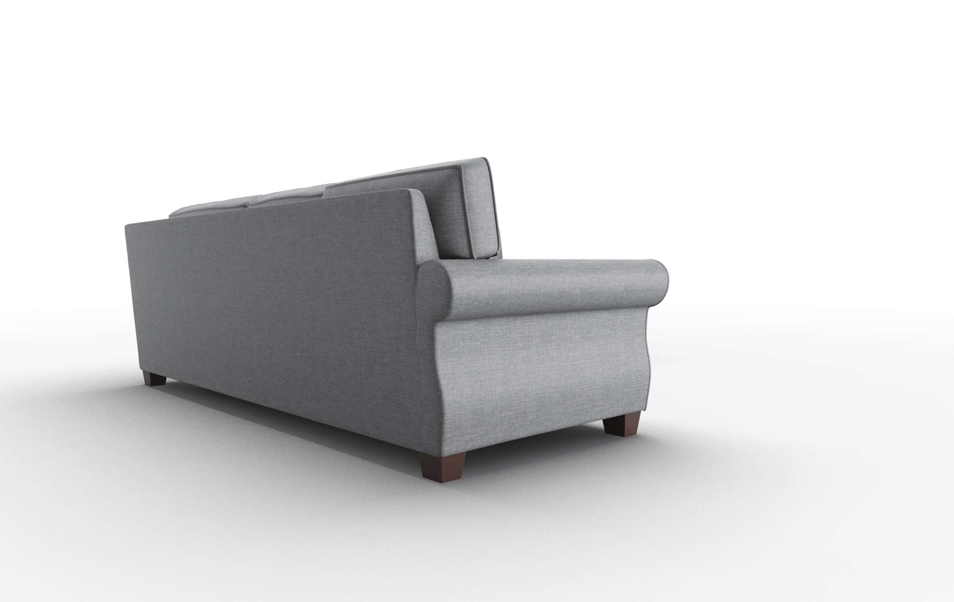 Rome Keylargo Graphite Sectional espresso legs 3
