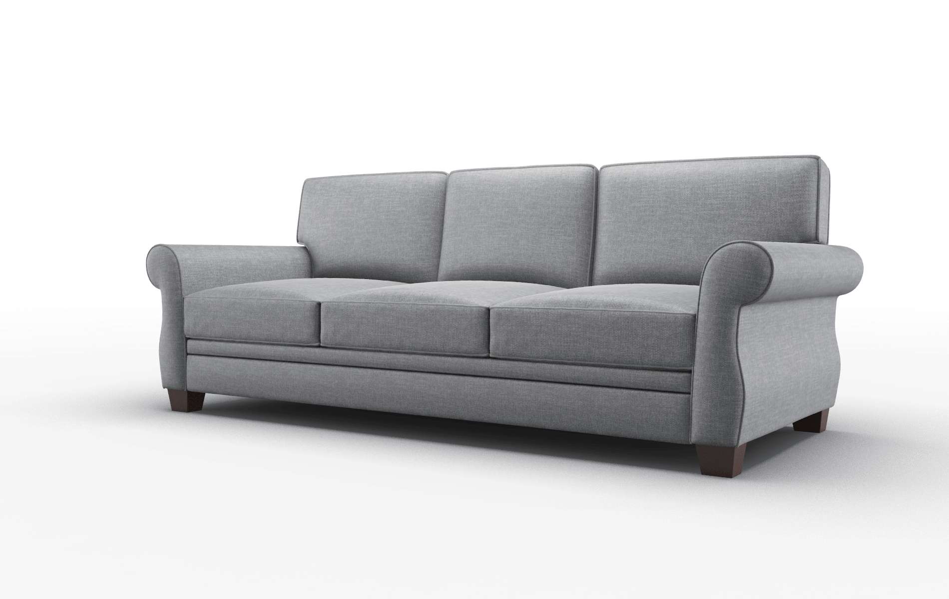 Rome Keylargo Graphite Sofa espresso legs 4