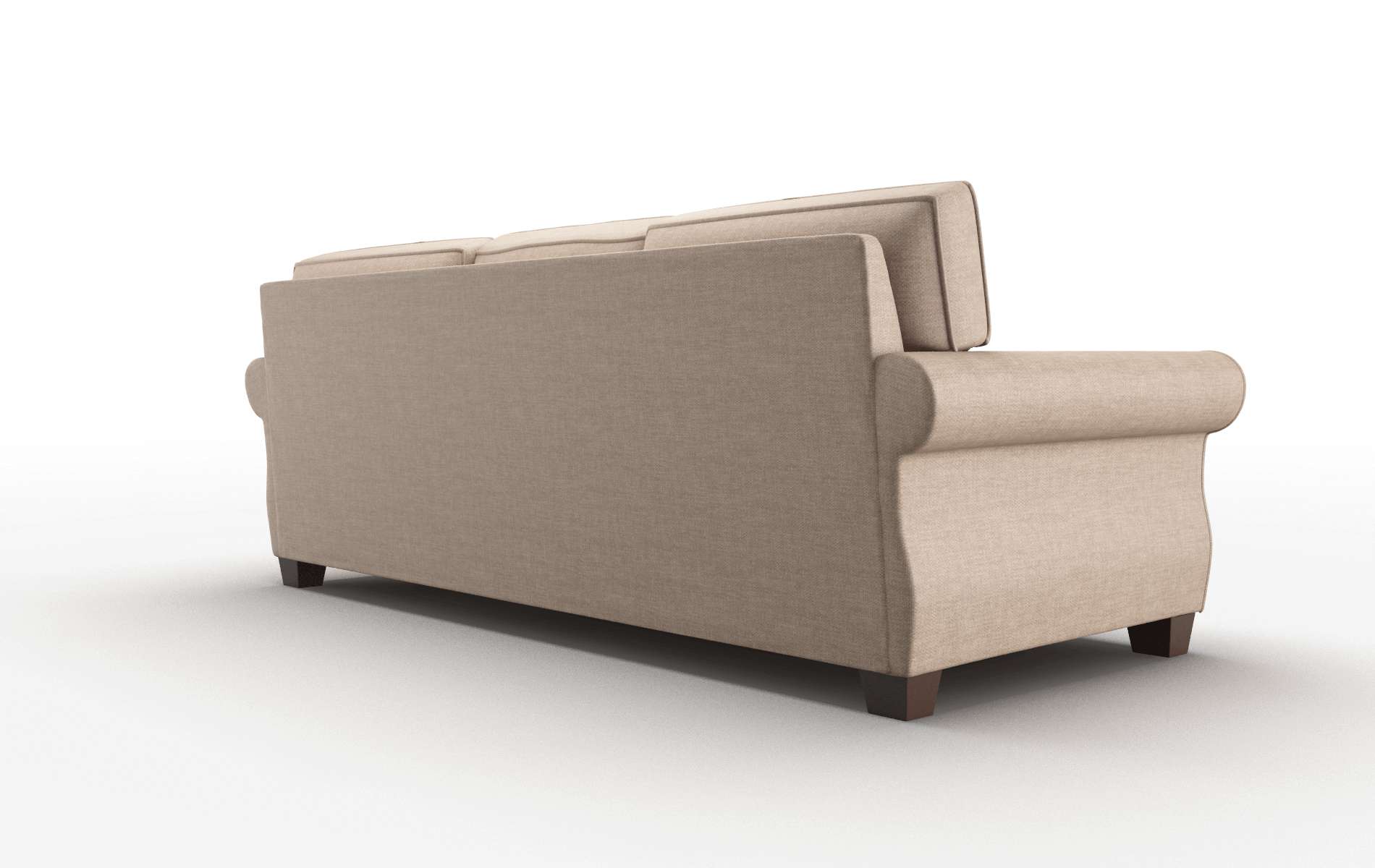 Rome Keylargo Mink Sofa espresso legs 5