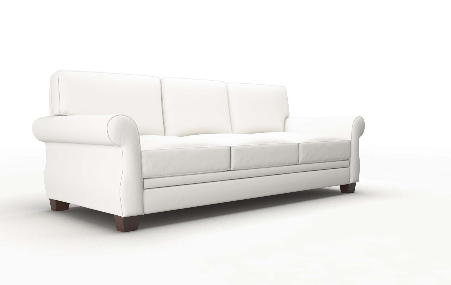 Rome Keylargo Oatmeal Sofa espresso legs 2