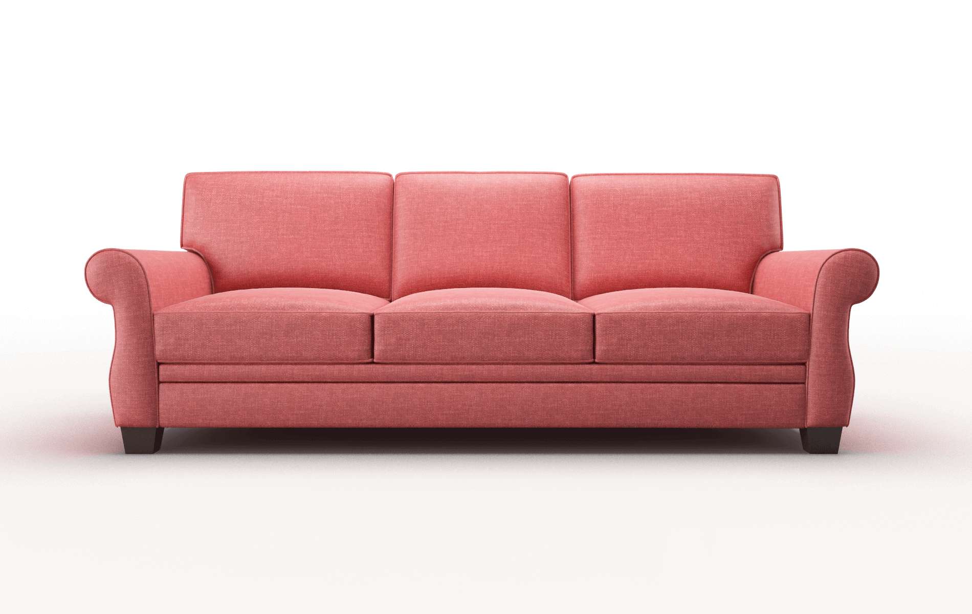 Rome Keylargo ruby Sofa Espresso Legs  1