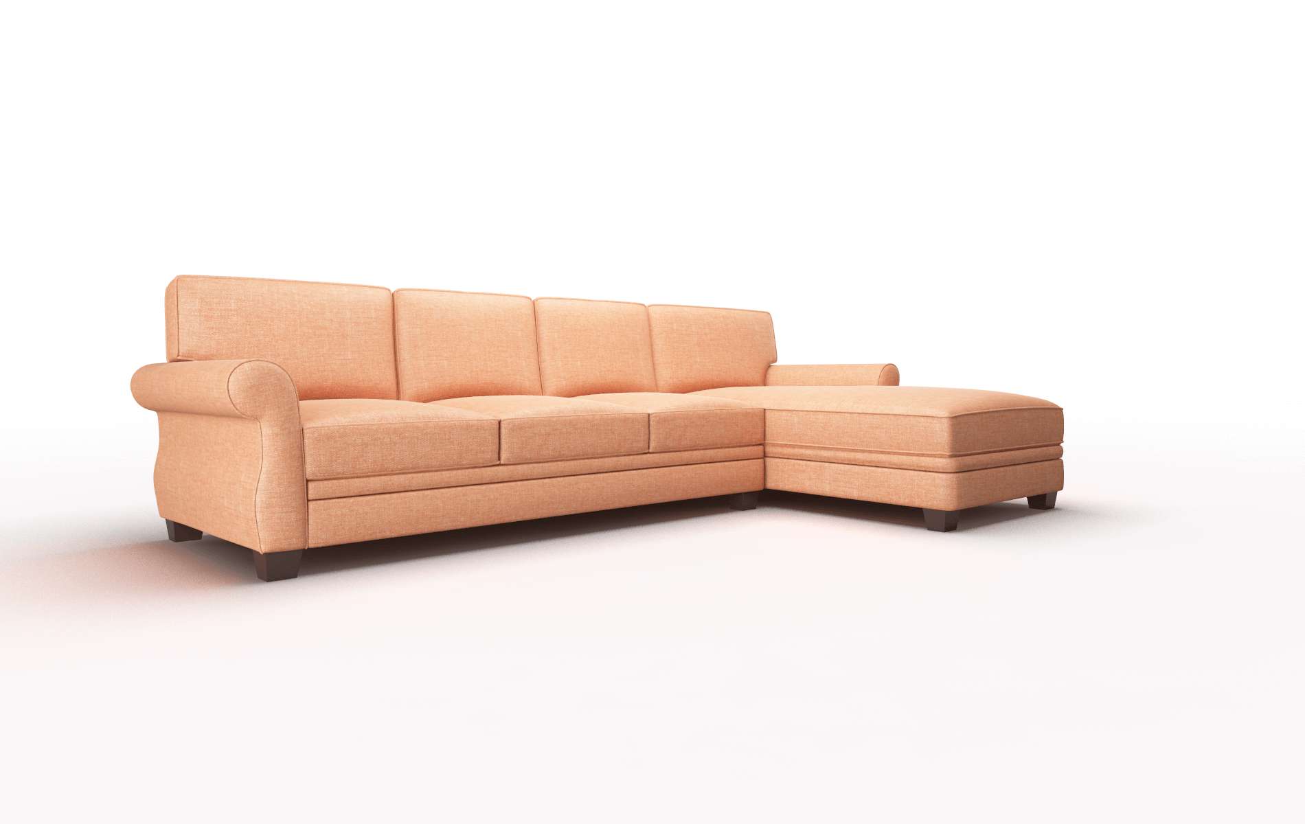 Rome Keylargo Terracotta Panel espresso legs 2