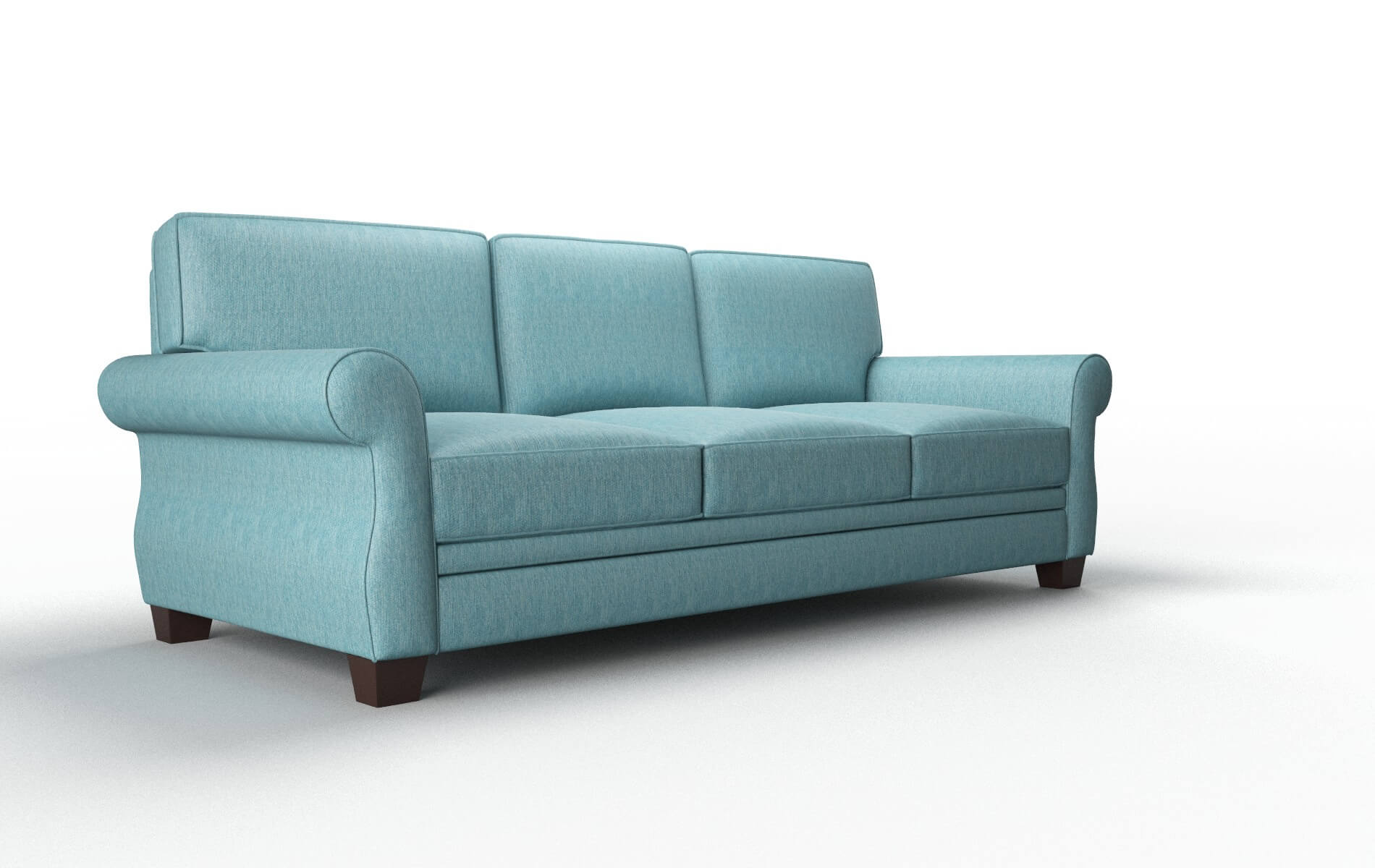 Rome Lana Peacock Sofa espresso legs 2