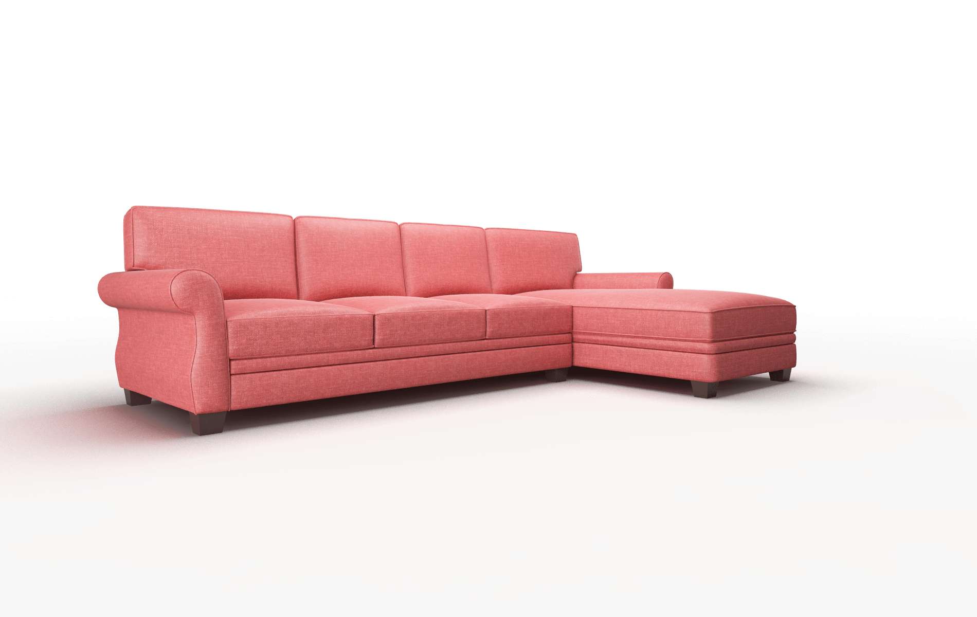 Rome Leslie Poppy Panel espresso legs 2