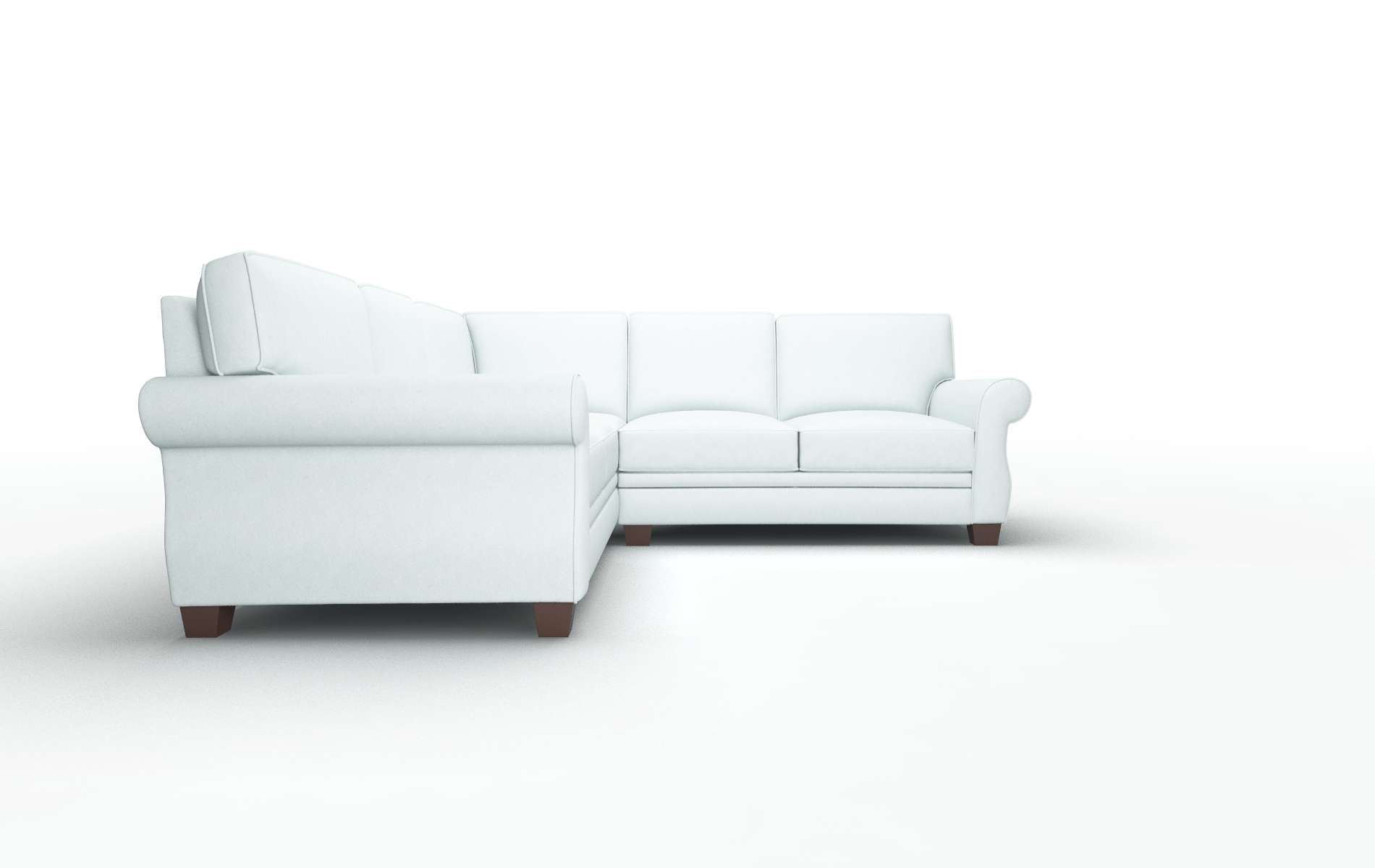 Rome Leslie Robins_egg Sectional espresso legs 2