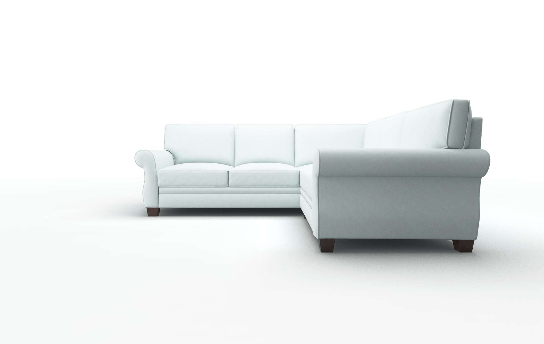 Rome Leslie Robins_egg Sectional espresso legs 5