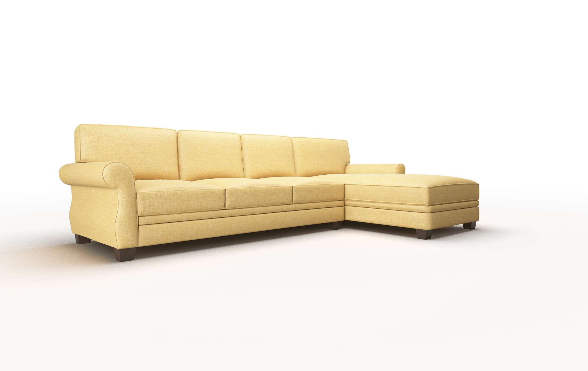 Rome Leslie Saffron Panel espresso legs 2