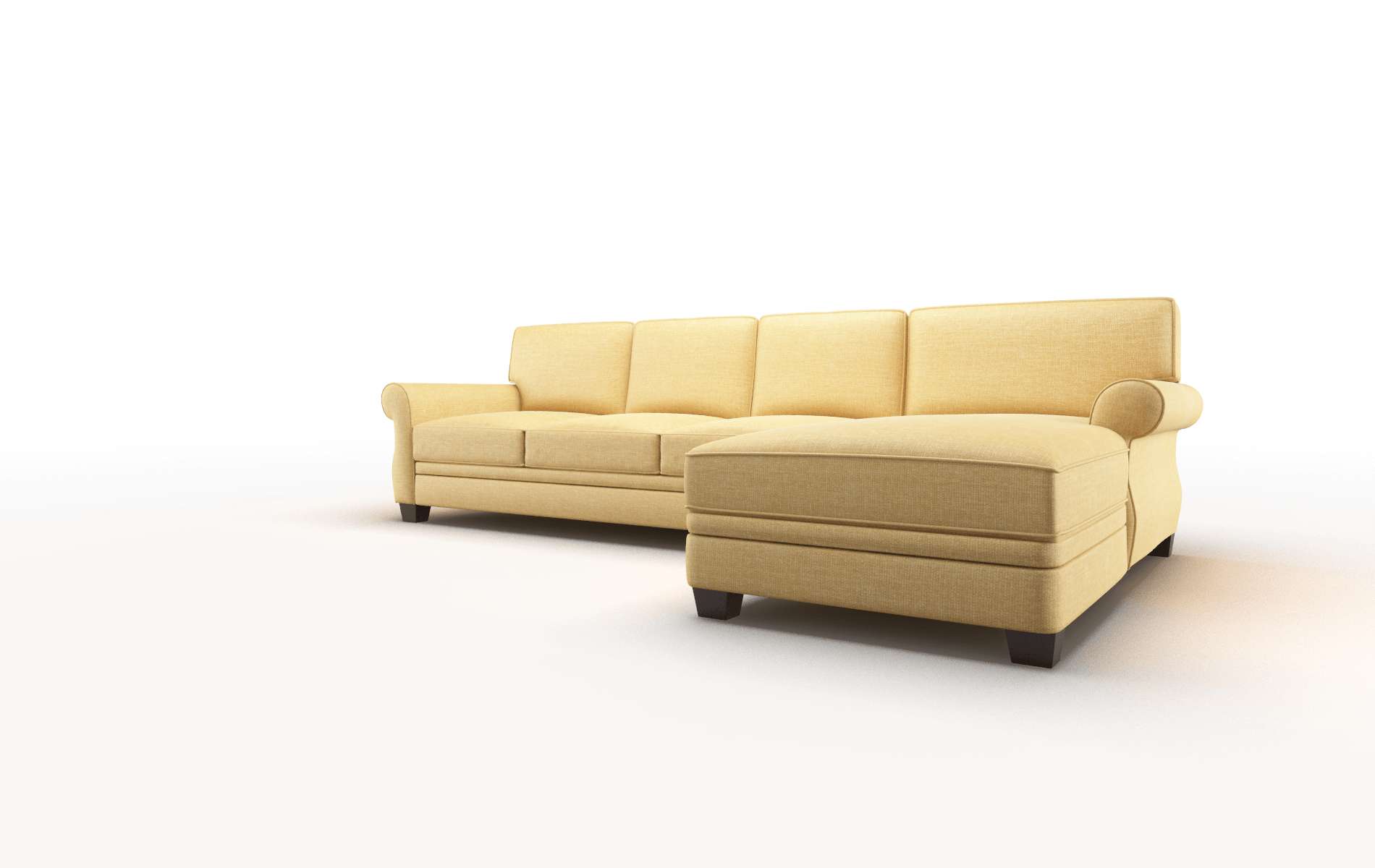 Rome Leslie Saffron Panel espresso legs 4