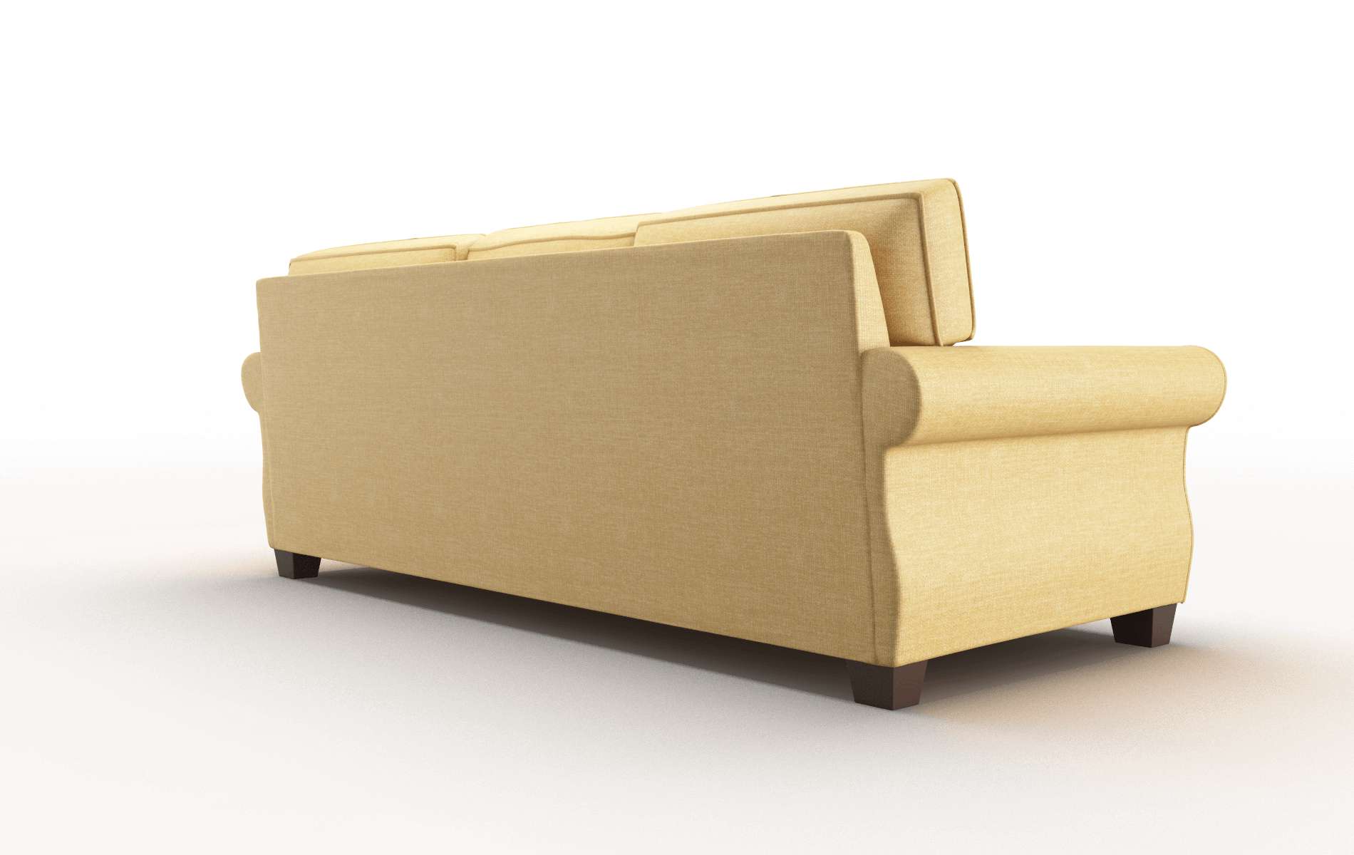 Rome Leslie Saffron Sofa espresso legs 5
