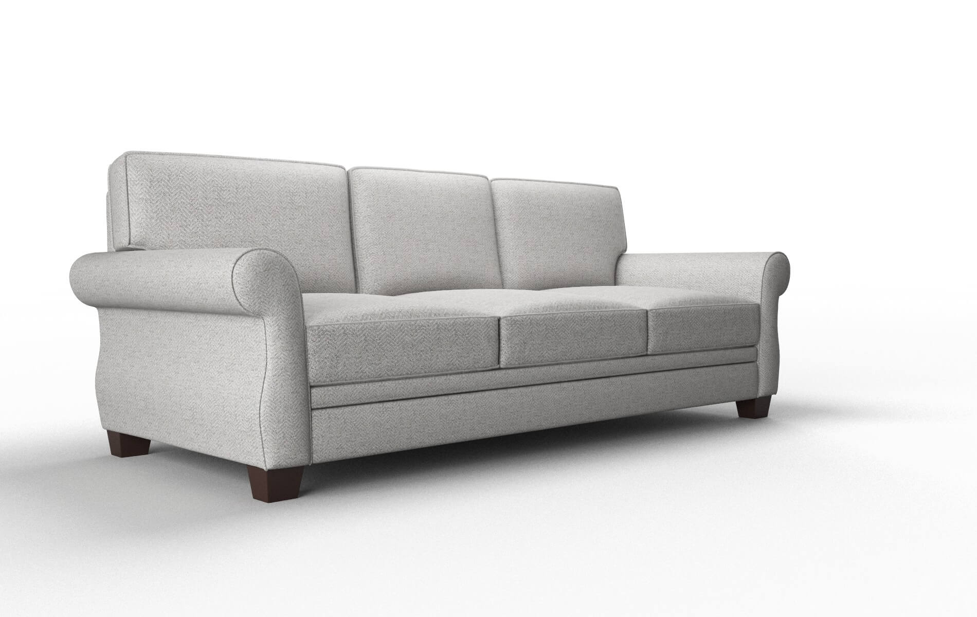 Rome Malibu Dove Sofa espresso legs 2