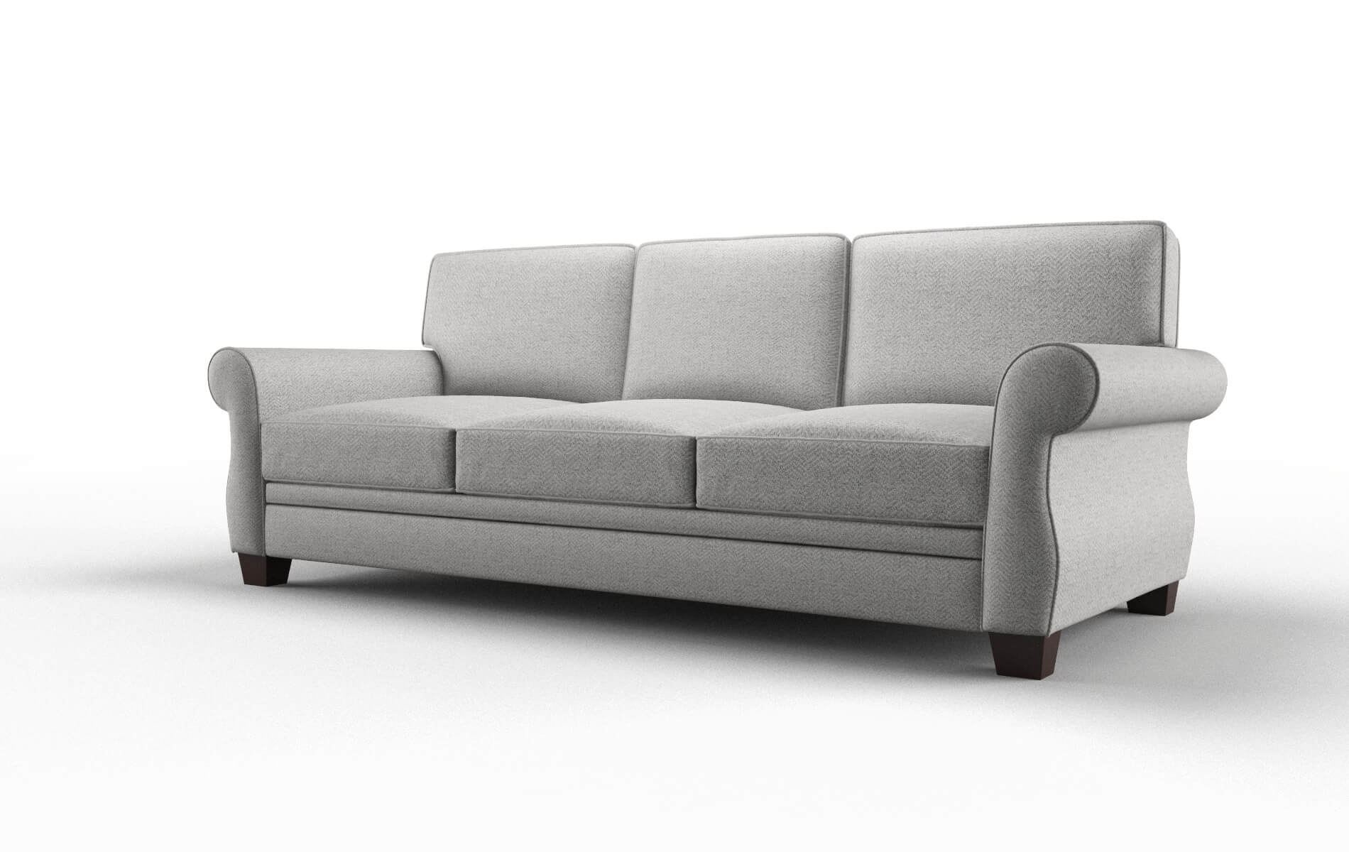 Rome Malibu Dove Sofa espresso legs 4