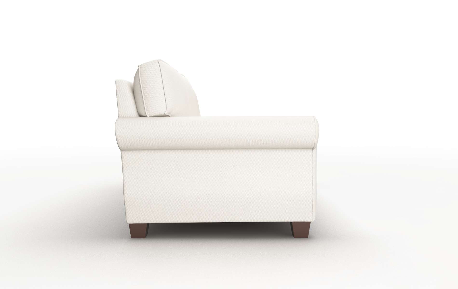 Rome Malibu Linen Sofa espresso legs 3