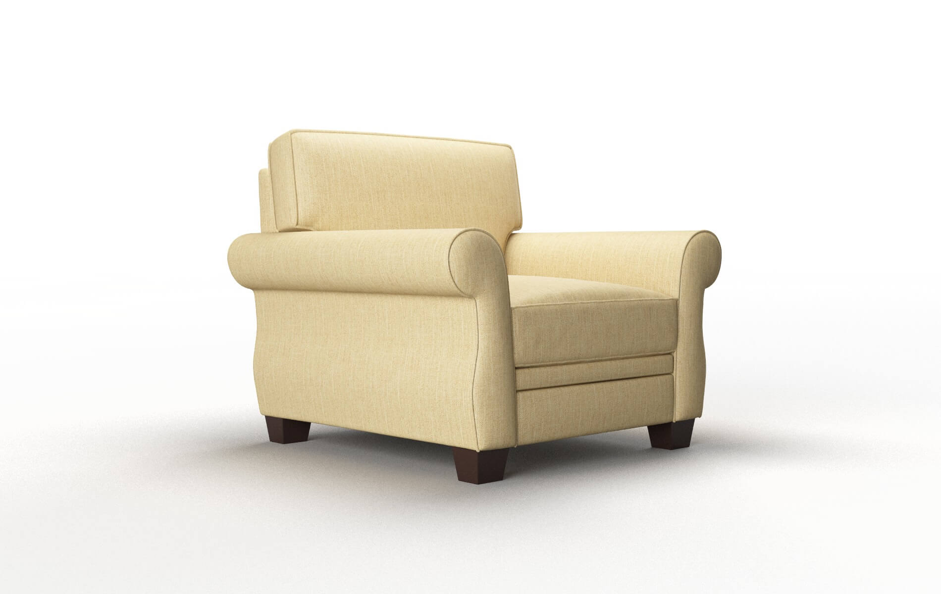 Rome Malibu Maize Chair espresso legs 2