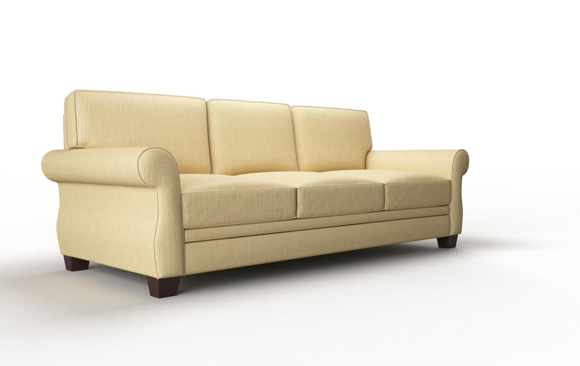 Rome Malibu Maize Sofa espresso legs 2