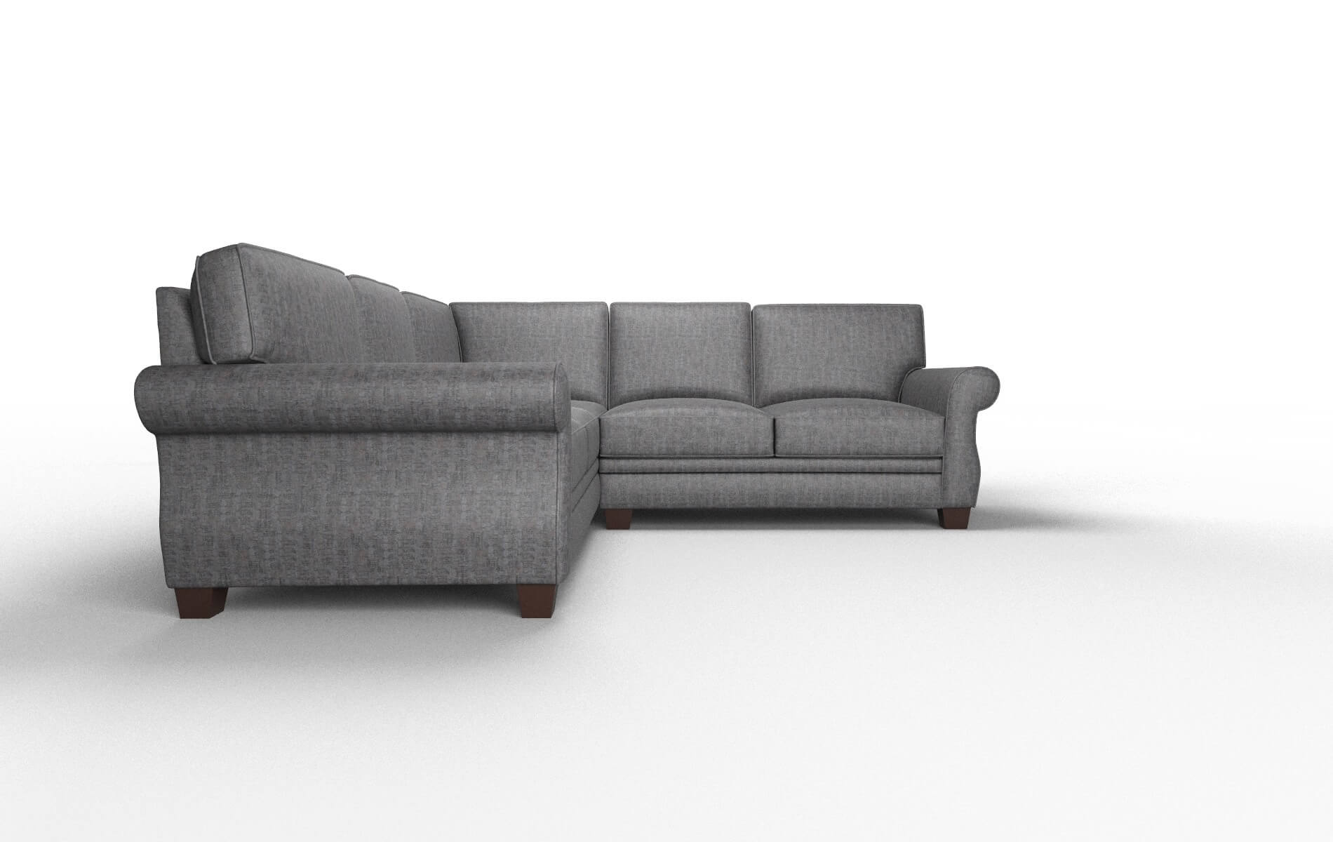 Rome Marcy Baltic Sectional espresso legs 2