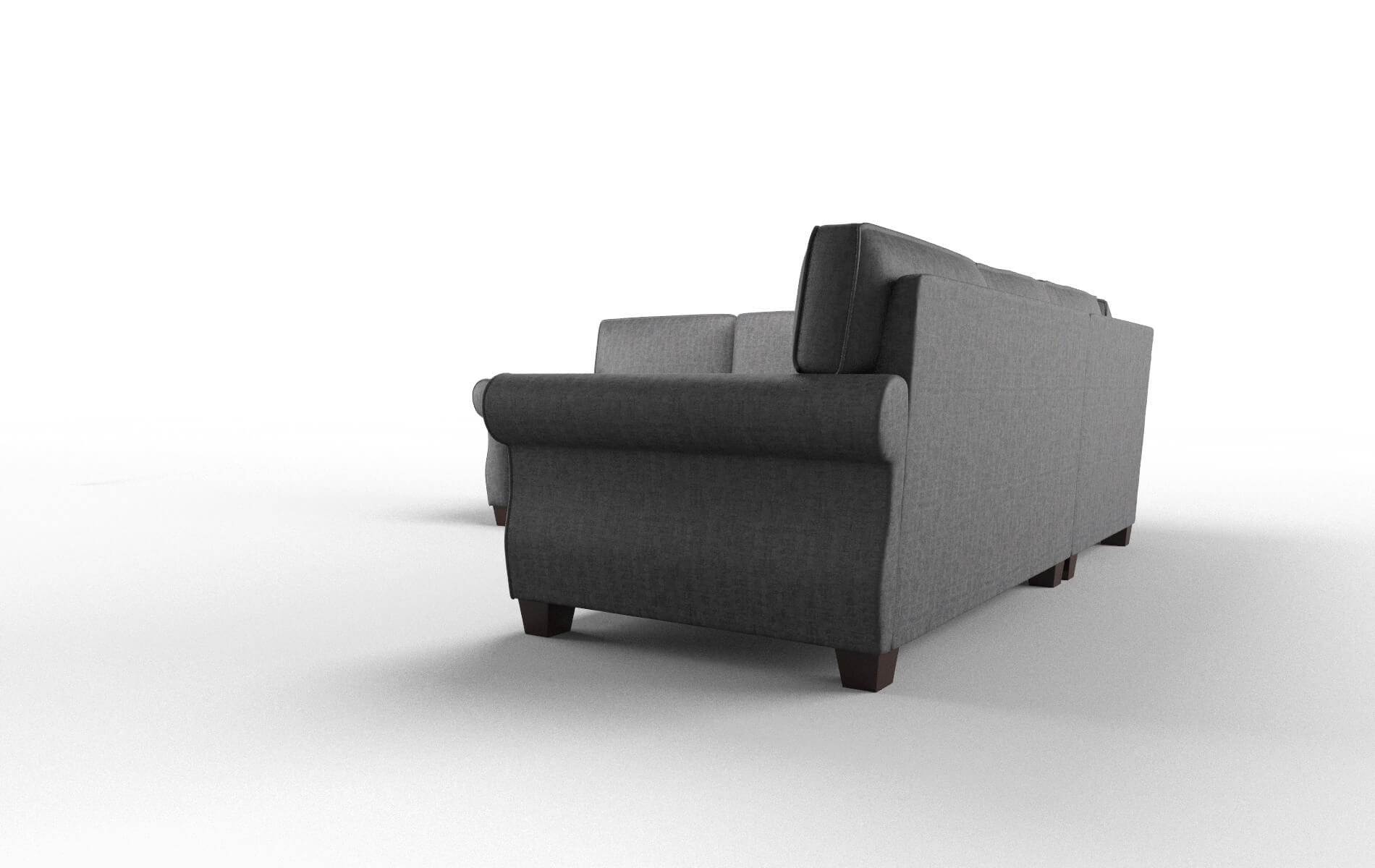 Rome Marcy Baltic Sectional espresso legs 4