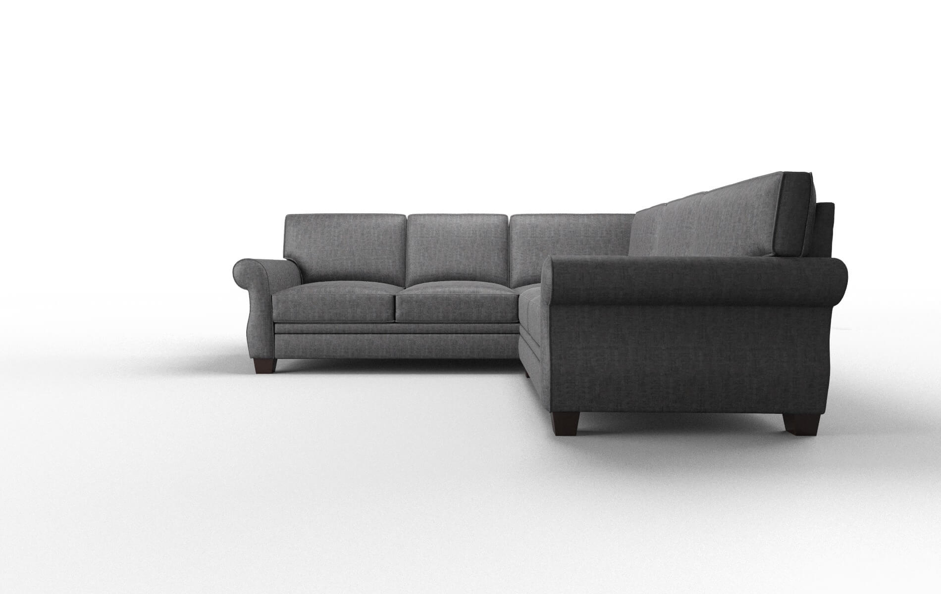 Rome Marcy Baltic Sectional espresso legs 5