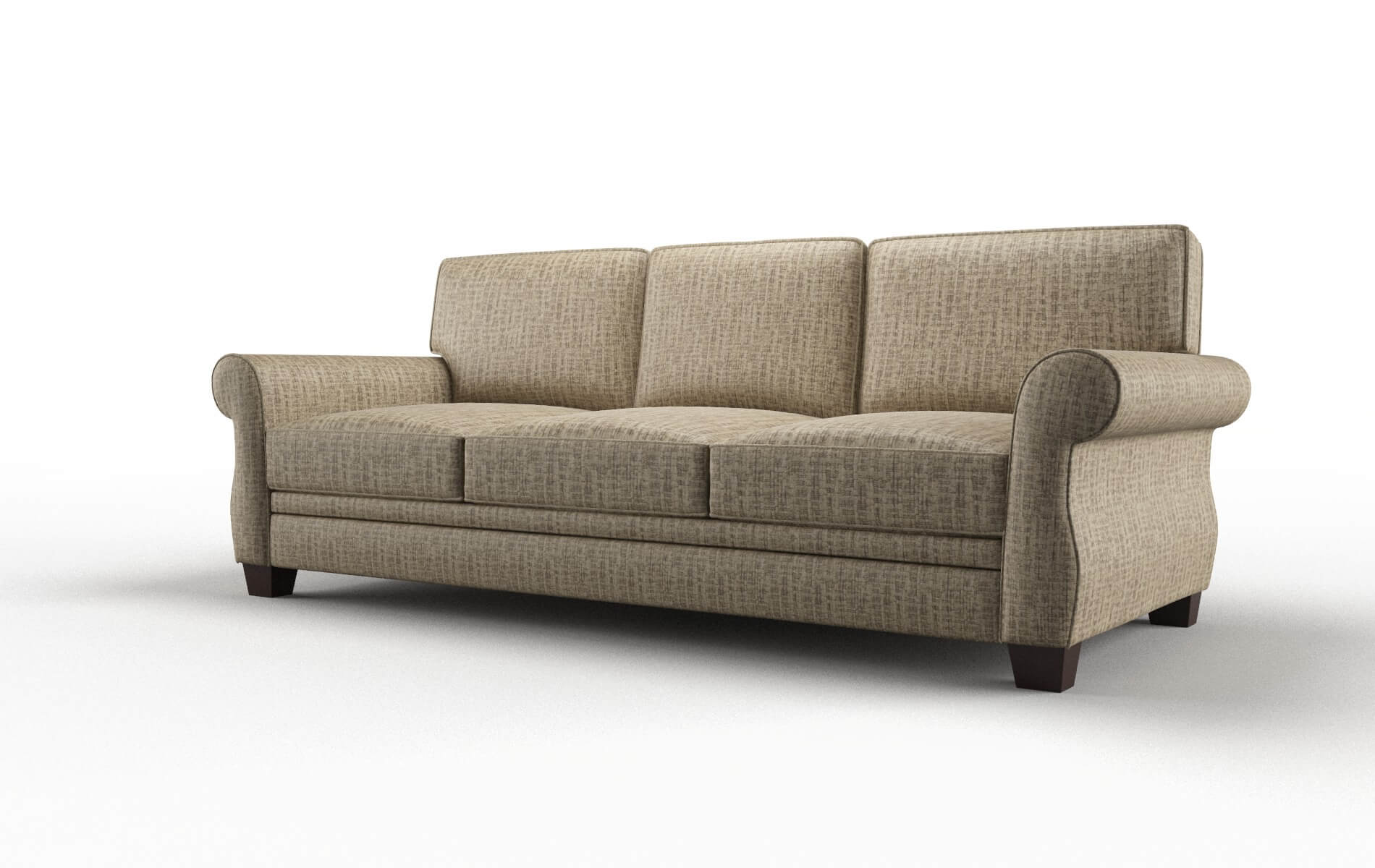 Rome Marcy Camel Sofa espresso legs 4