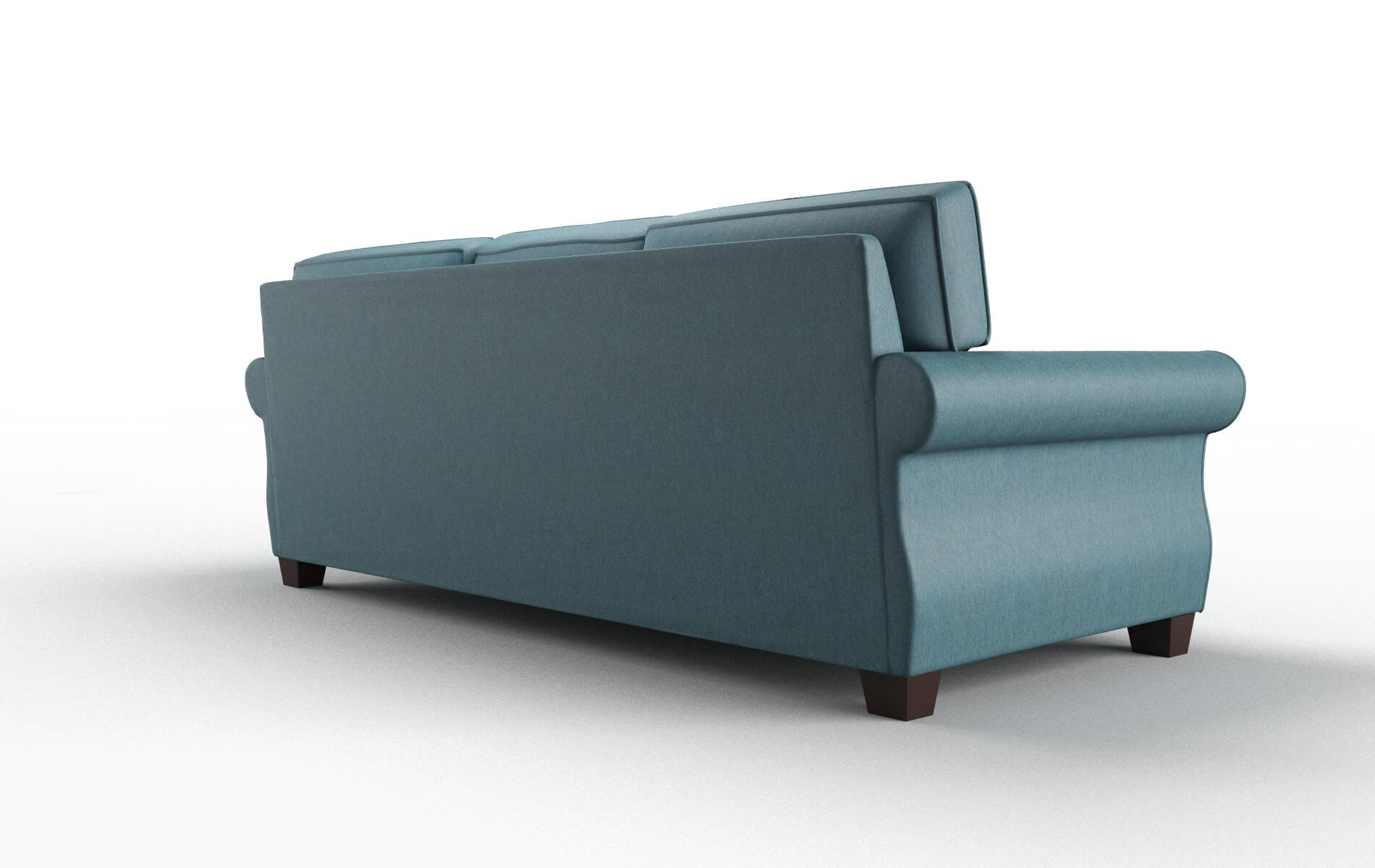 Rome Merit Peacock Sofa espresso legs 5