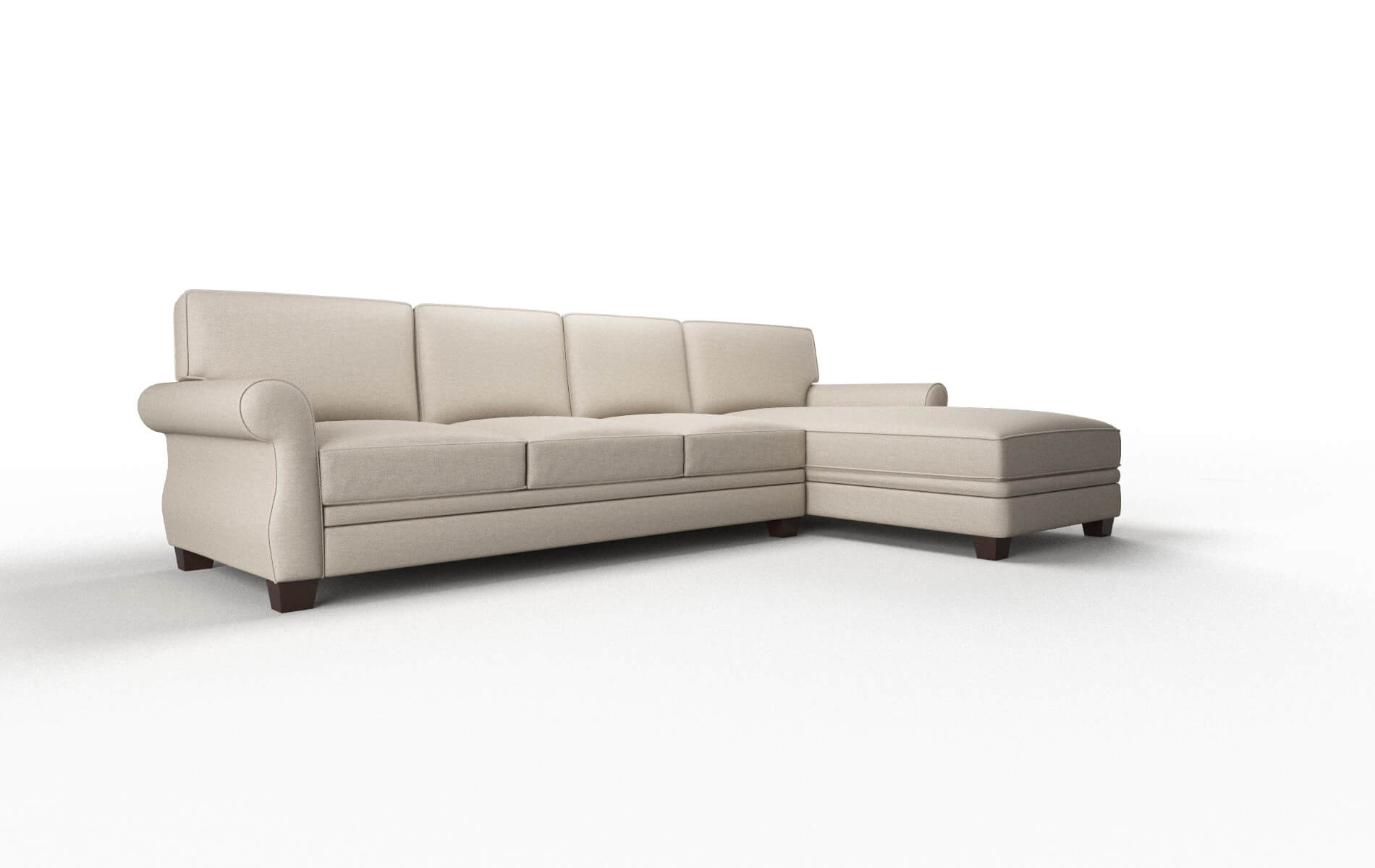 Rome Naples Almond Panel espresso legs 2