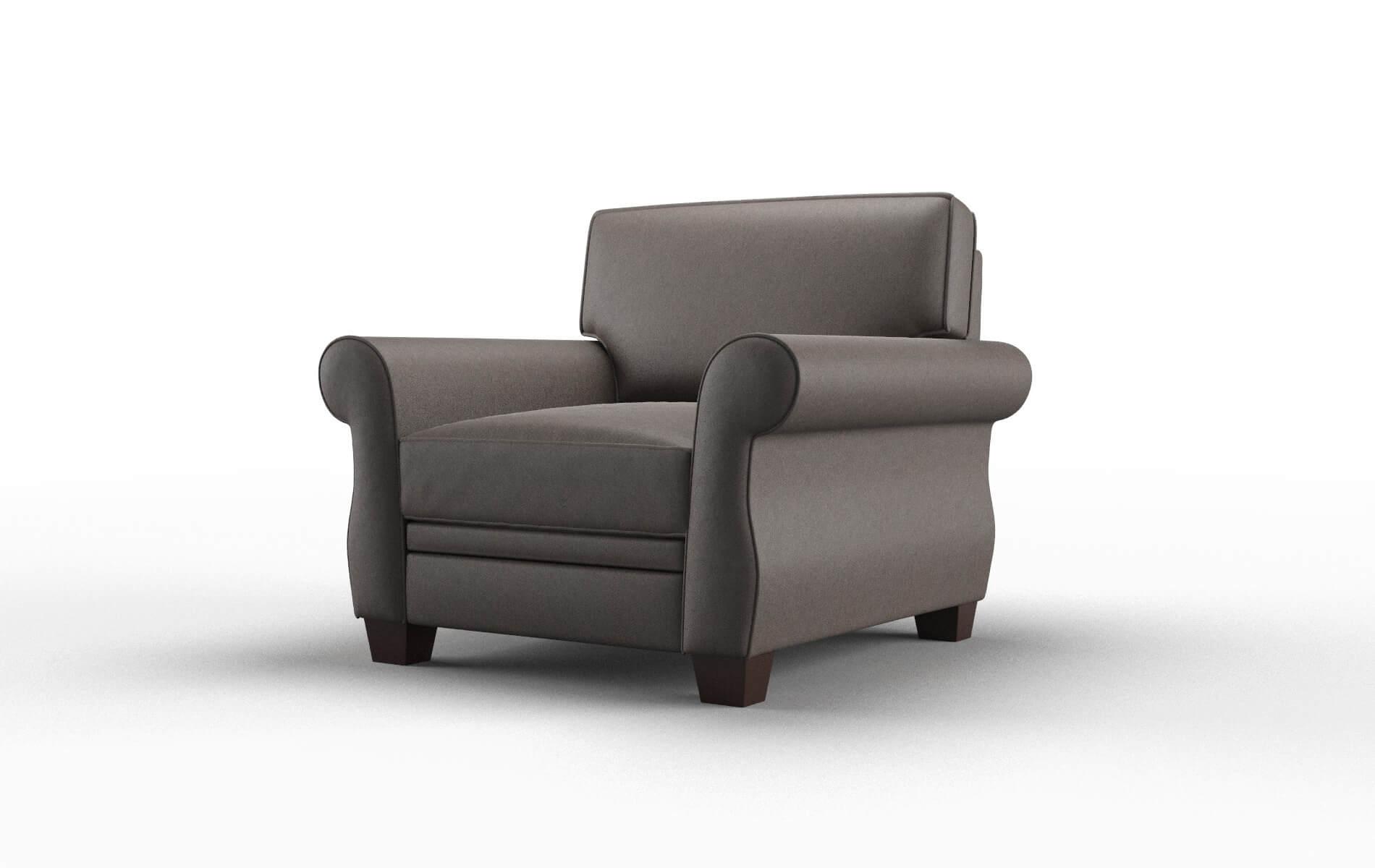 Rome Naples Graphite Chair espresso legs 4