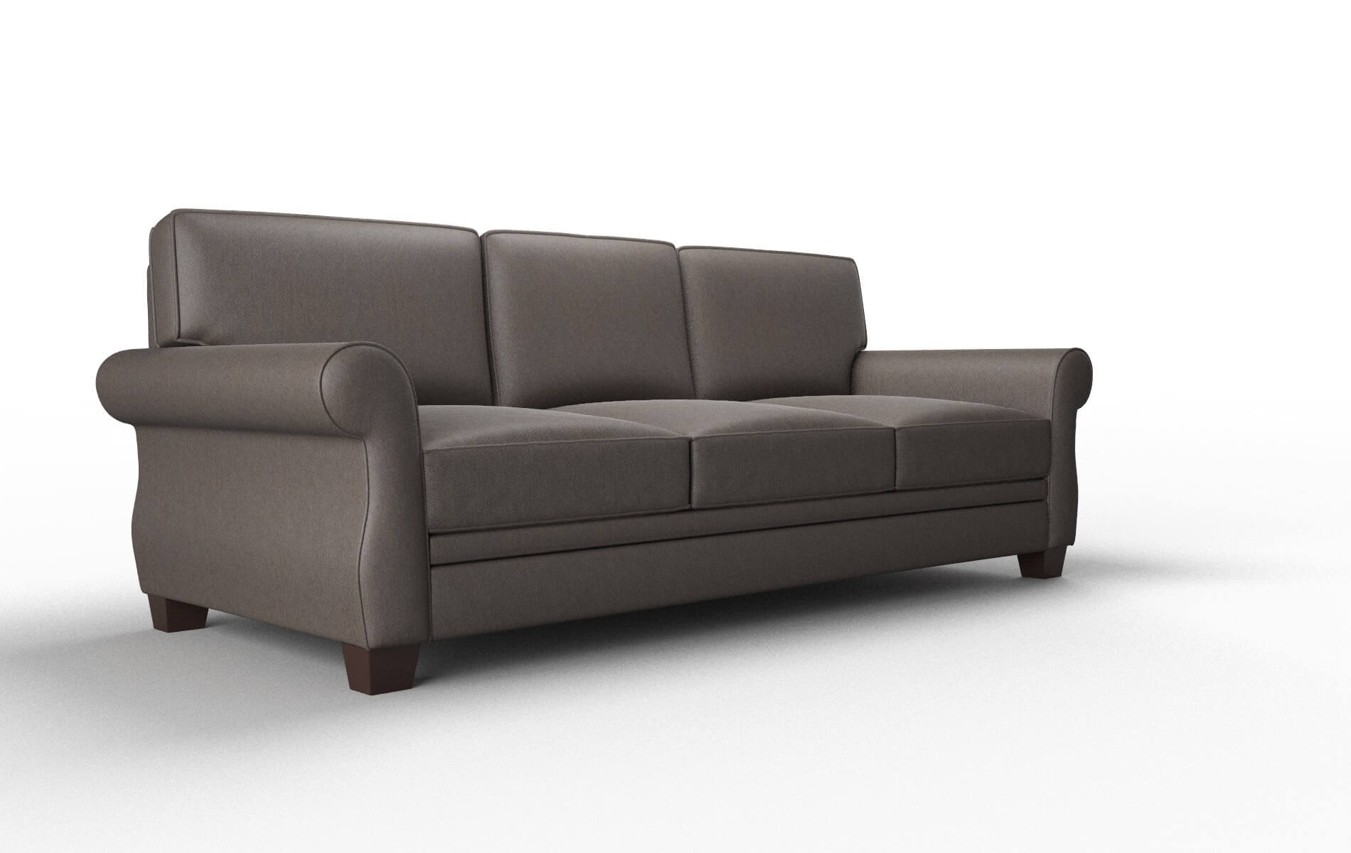 Rome Naples Graphite Sofa espresso legs 2