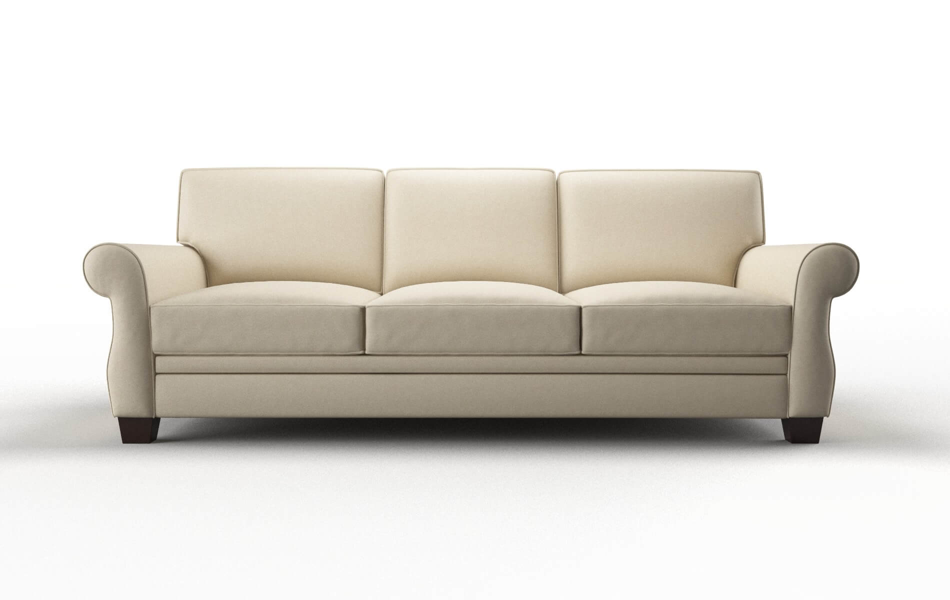 Rome Noble Buckwheat Sofa espresso legs 1