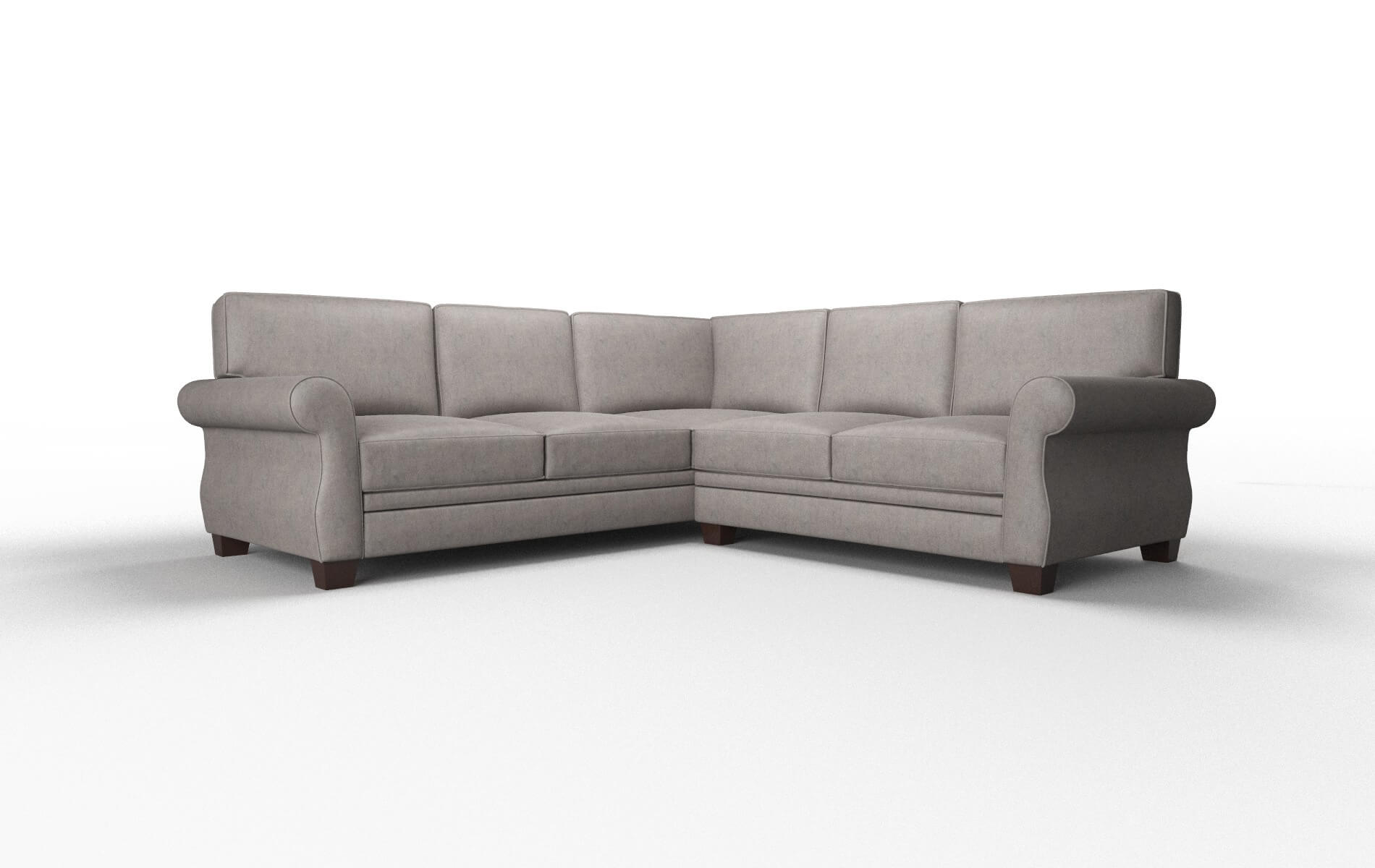Rome Noble Otter Sectional espresso legs 1