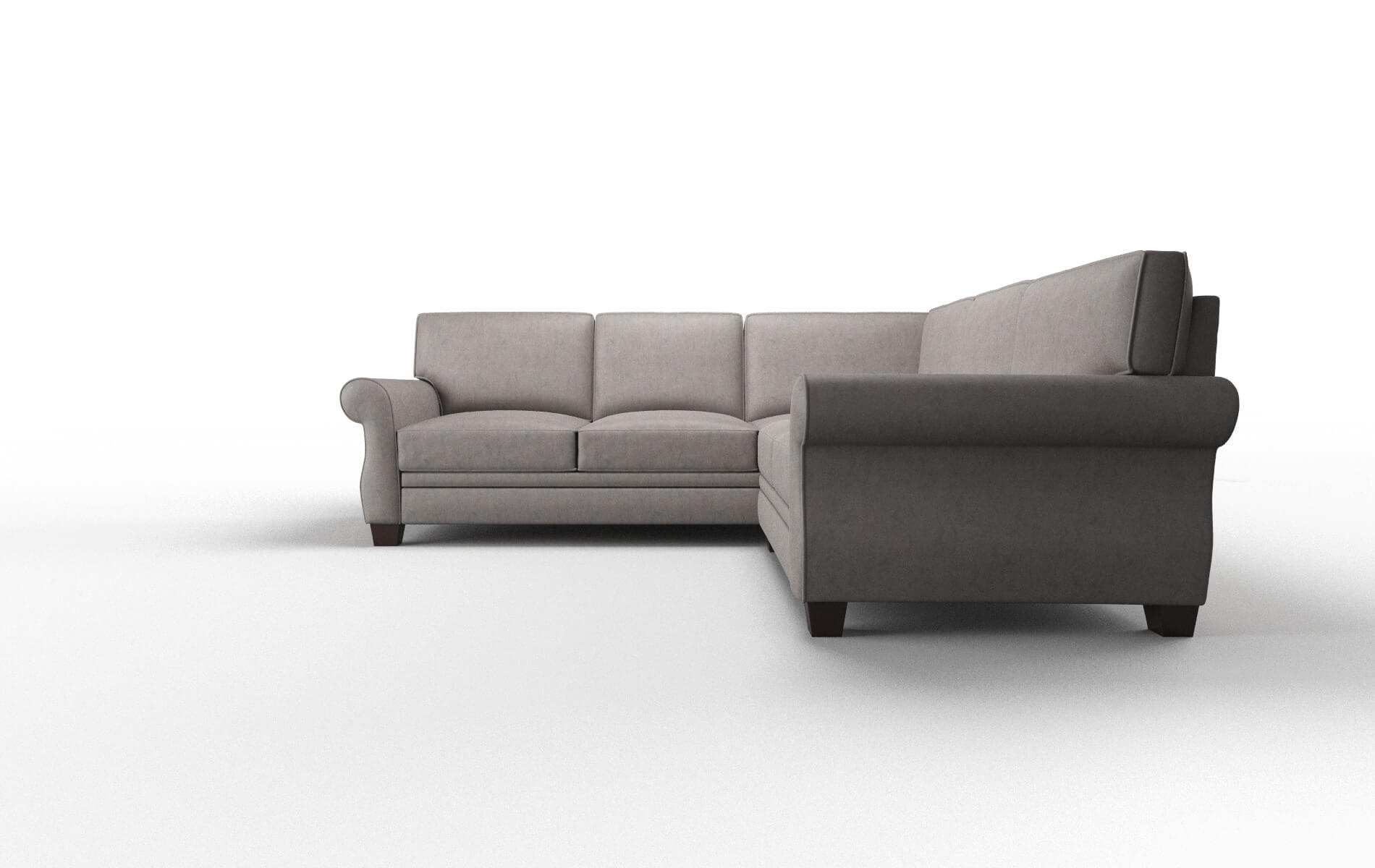 Rome Noble Otter Sectional espresso legs 5