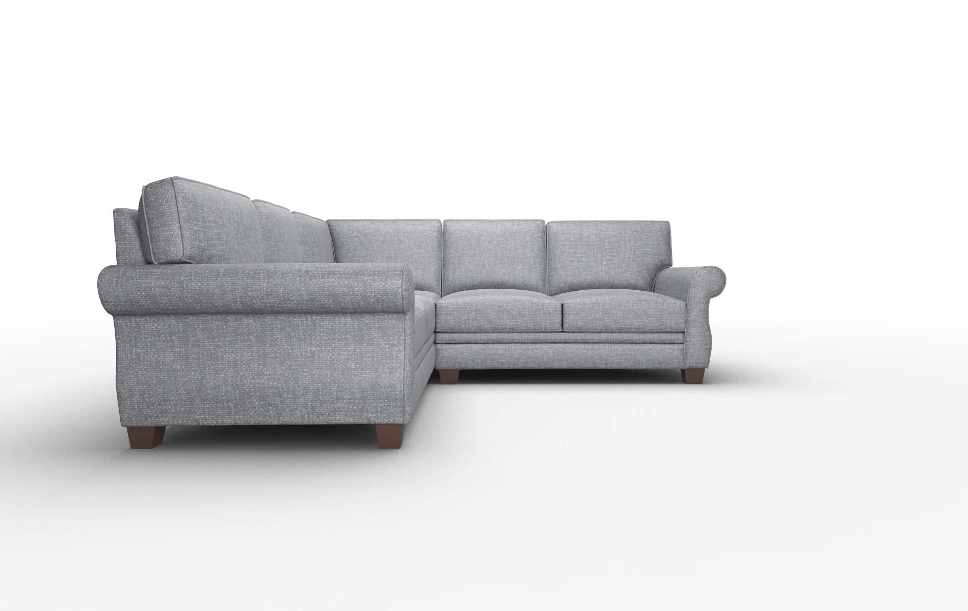 Rome Notion Graphite Sectional espresso legs 2