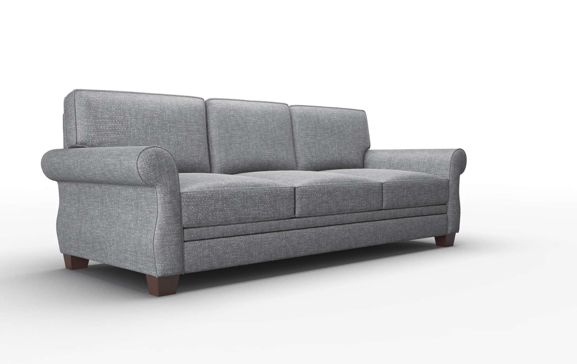 Rome Notion Graphite Sofa espresso legs 2
