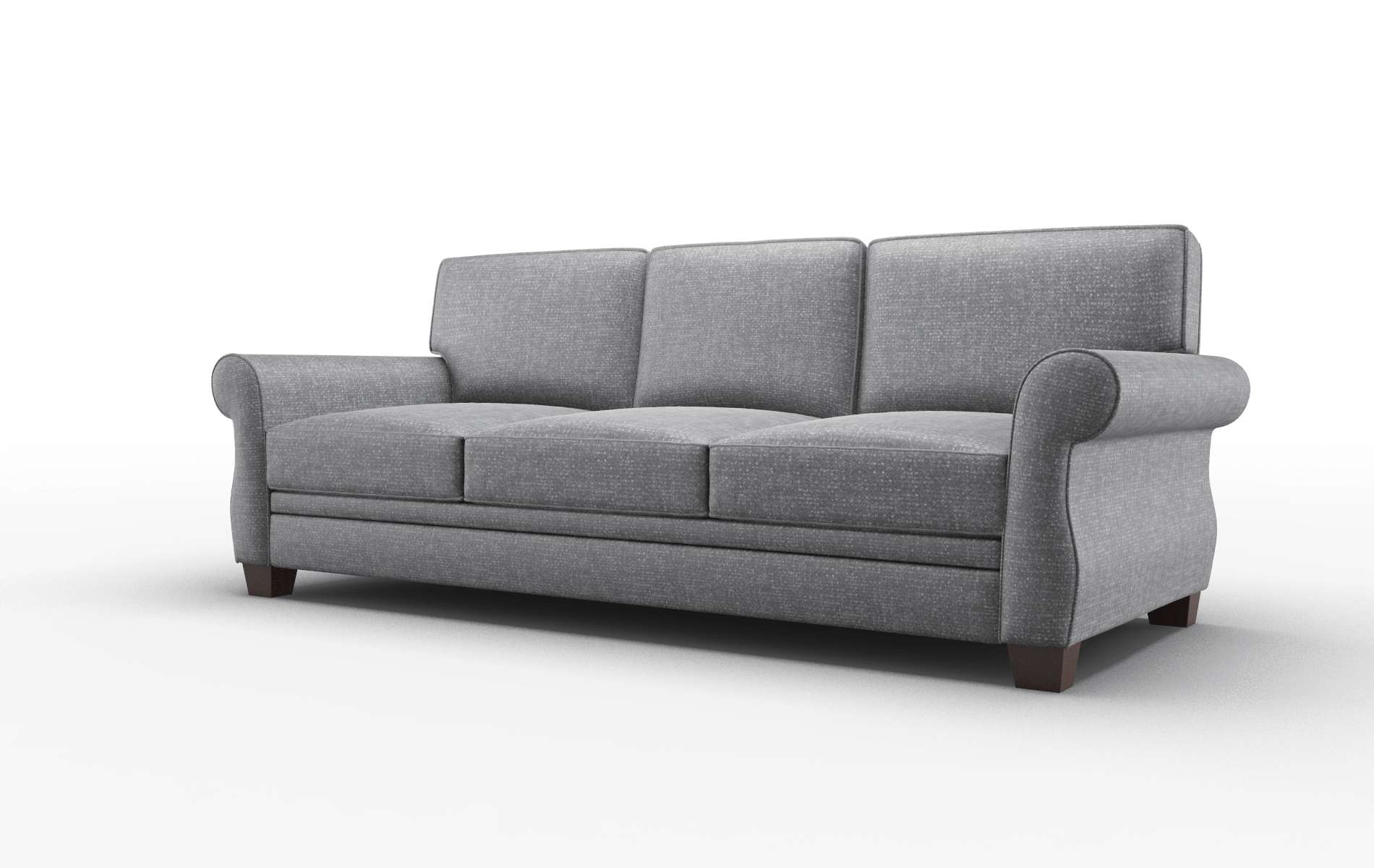 Rome Notion Graphite Sofa espresso legs 4