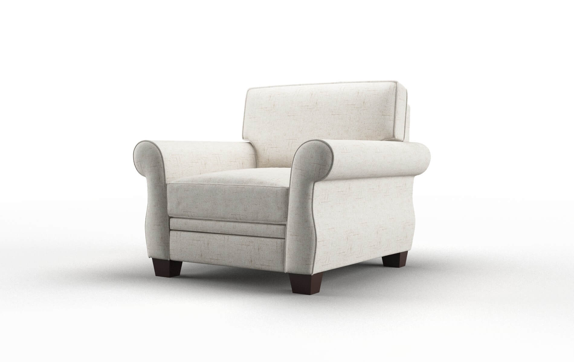 Rome Oceanside Natural Chair espresso legs 4