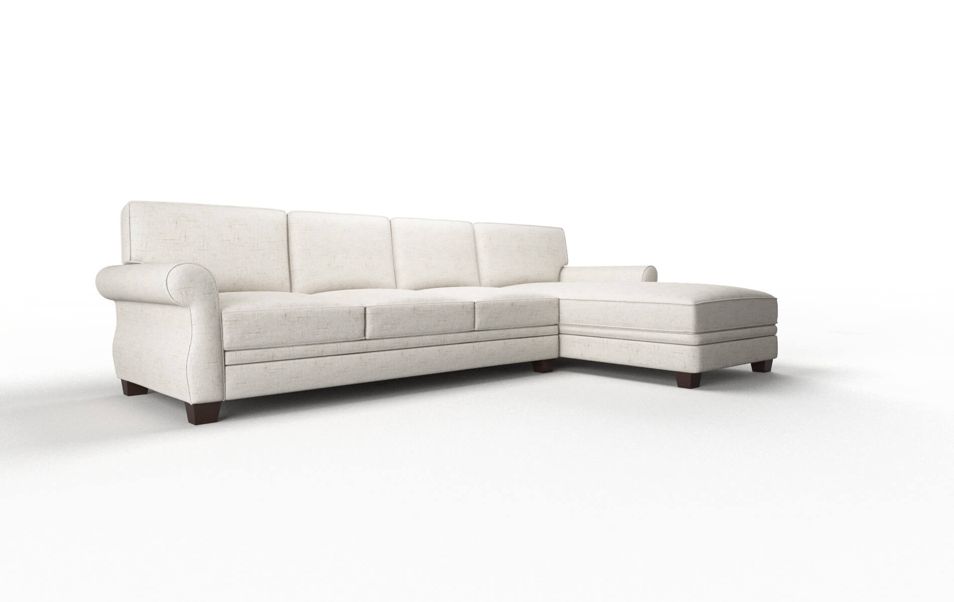 Rome Oceanside Natural Panel espresso legs 2