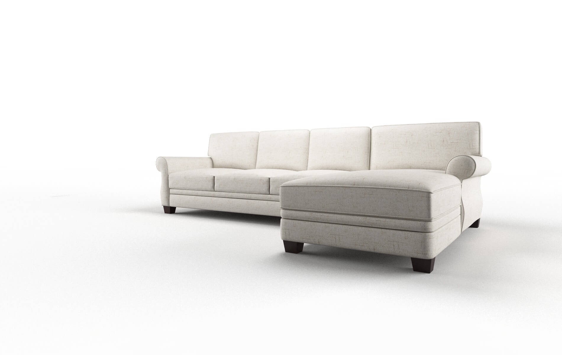 Rome Oceanside Natural Panel espresso legs 4