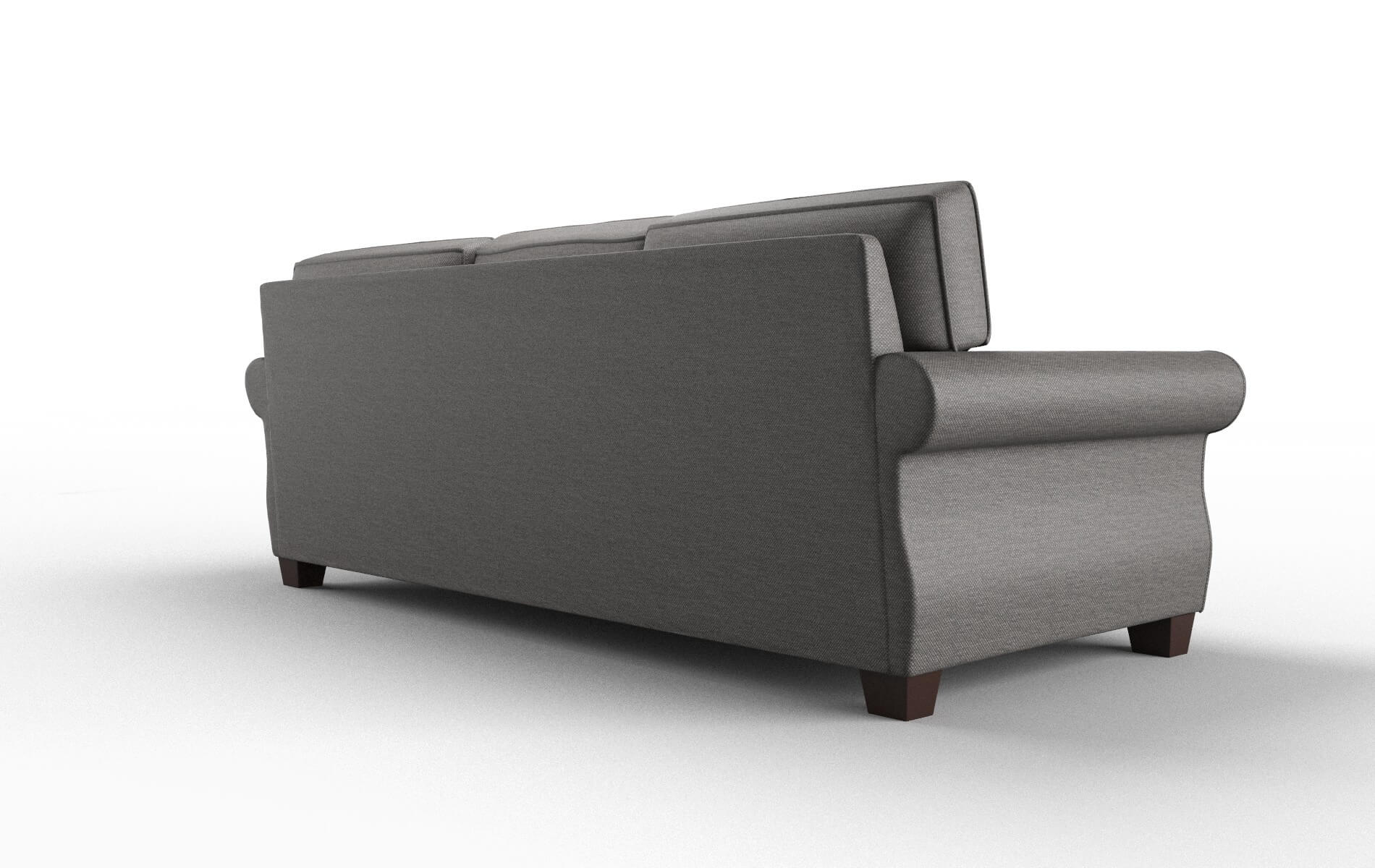 Rome Oscar Charcoal Sofa espresso legs 5