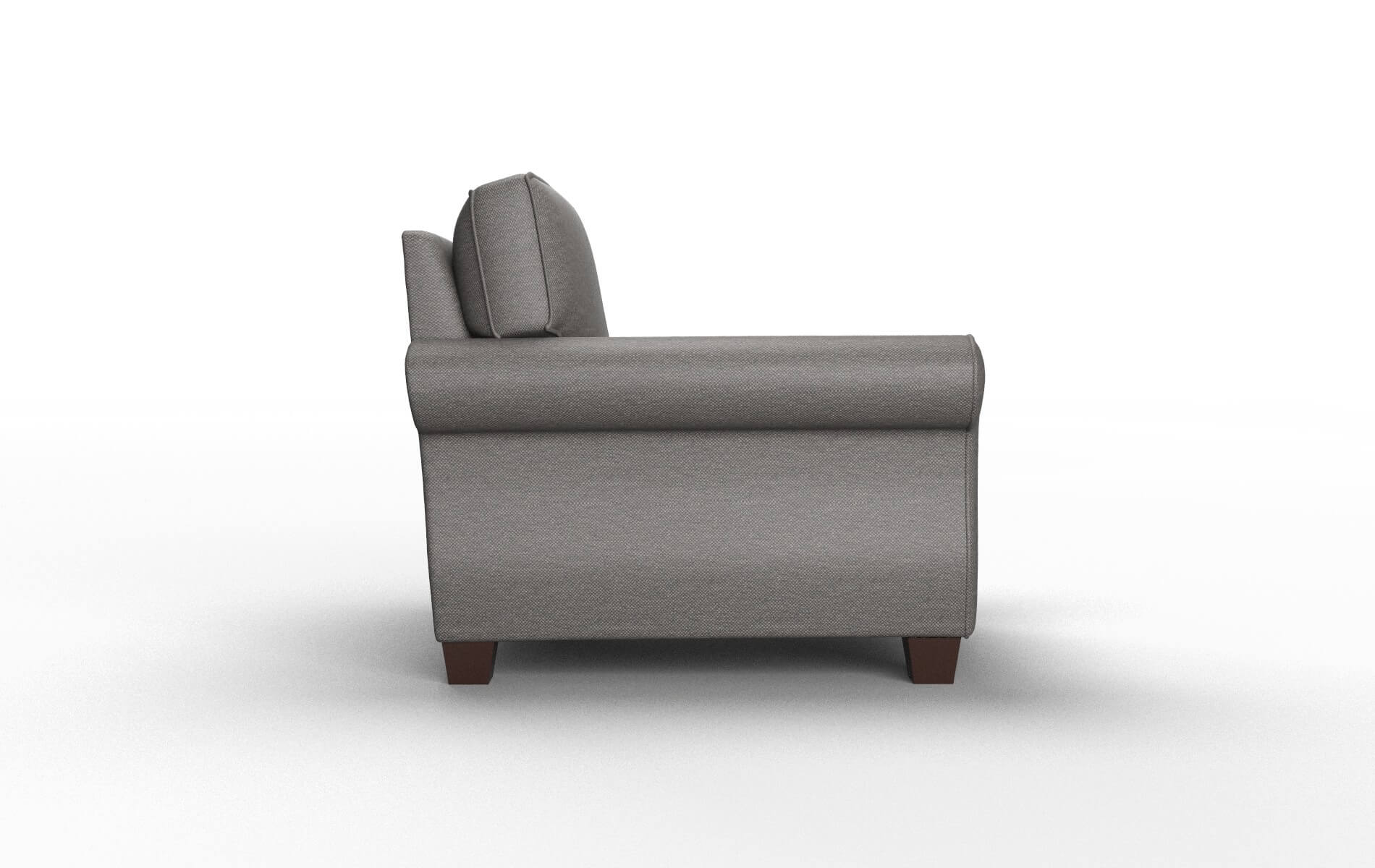 Rome Oscar Grey Chair espresso legs 3