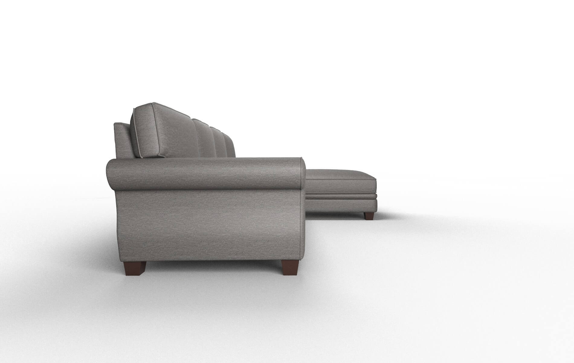Rome Oscar Grey Panel espresso legs 3