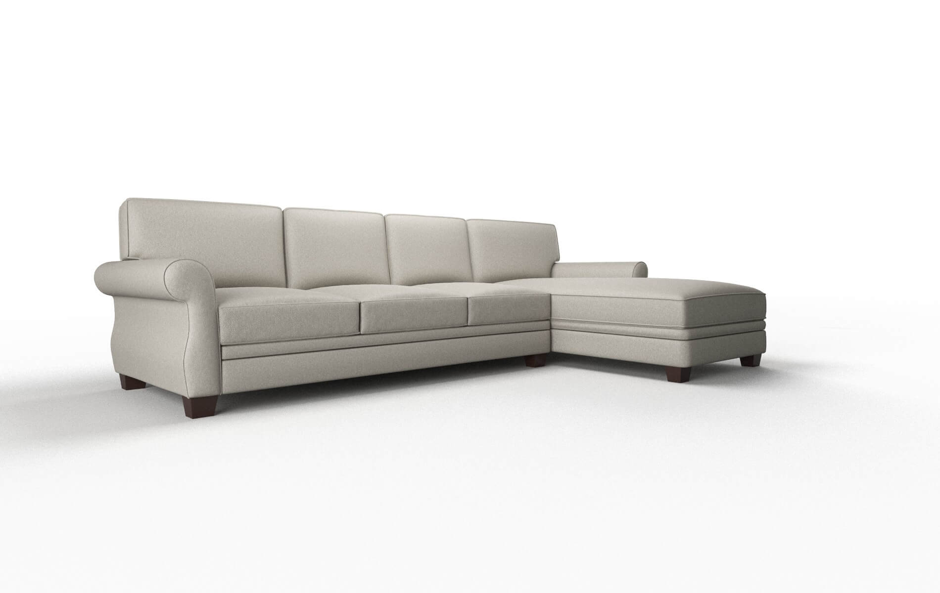 Rome Oscar Silver Panel espresso legs 2