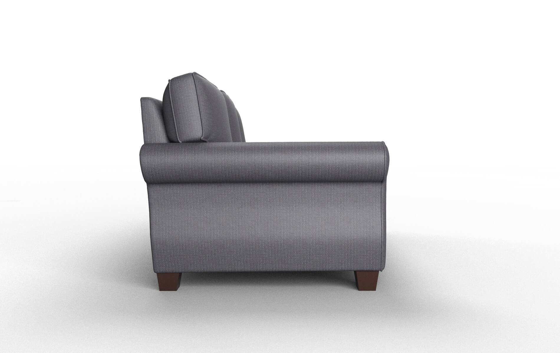 Rome Parker Charcoal Sofa espresso legs 3