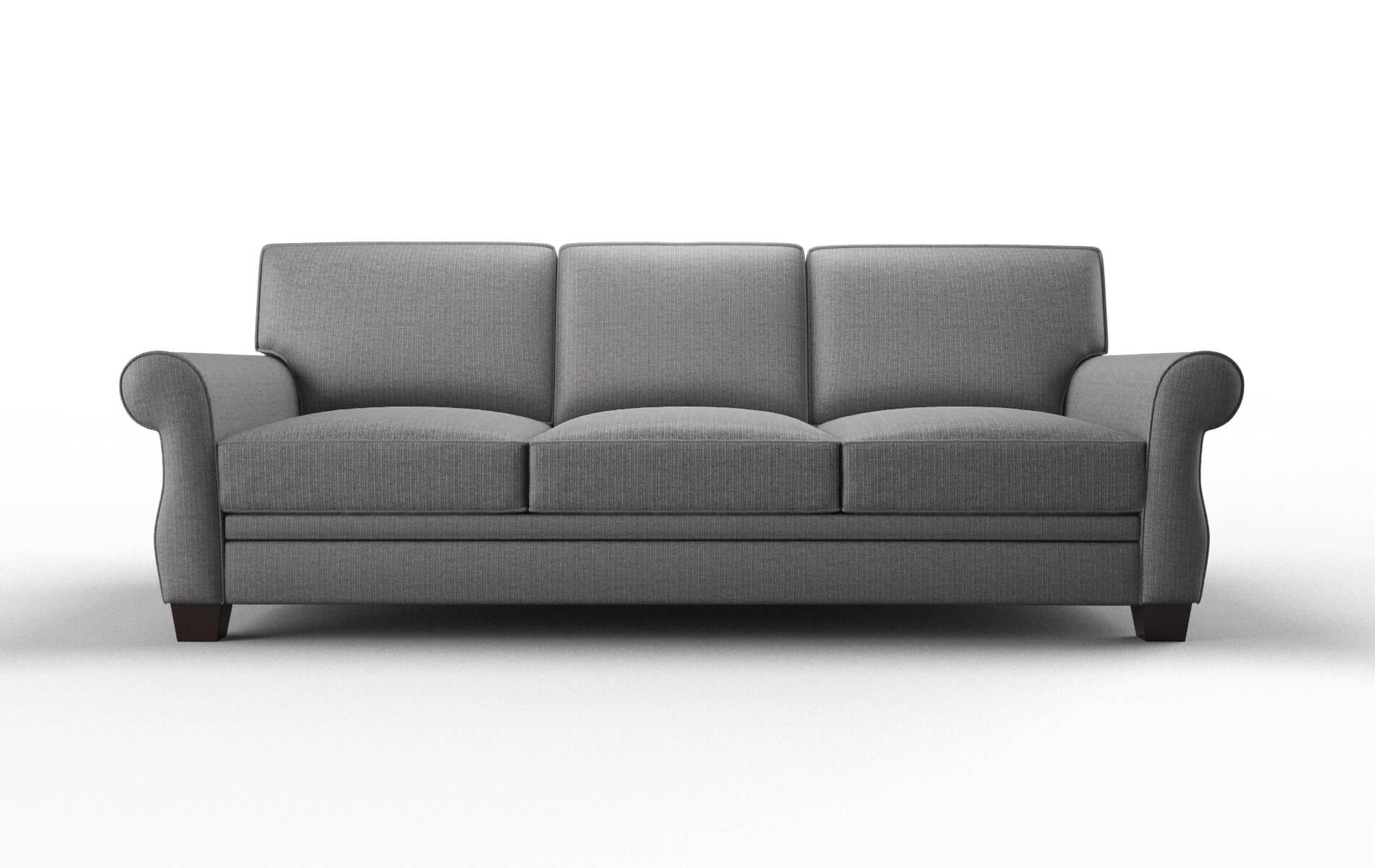 Rome Parker Graphite Sofa espresso legs 1