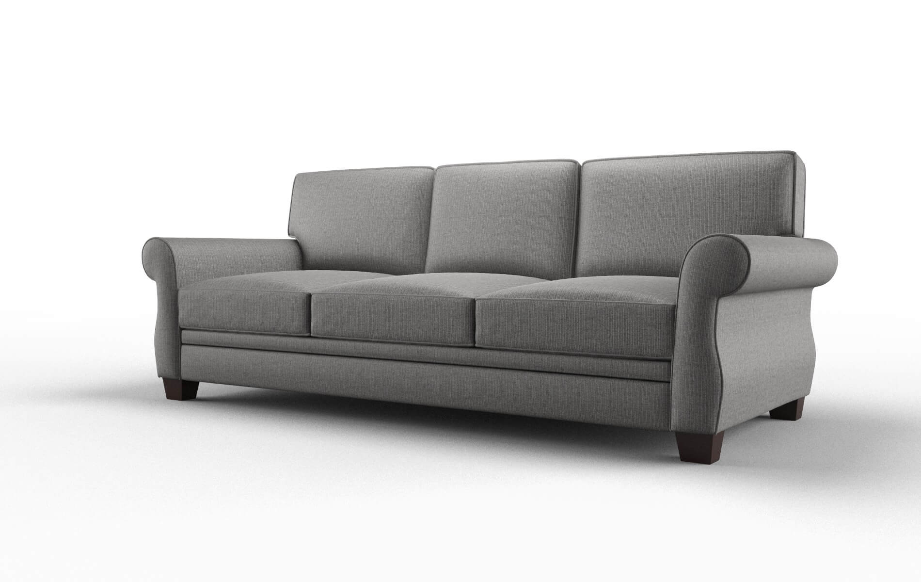 Rome Parker Graphite Sofa espresso legs 4
