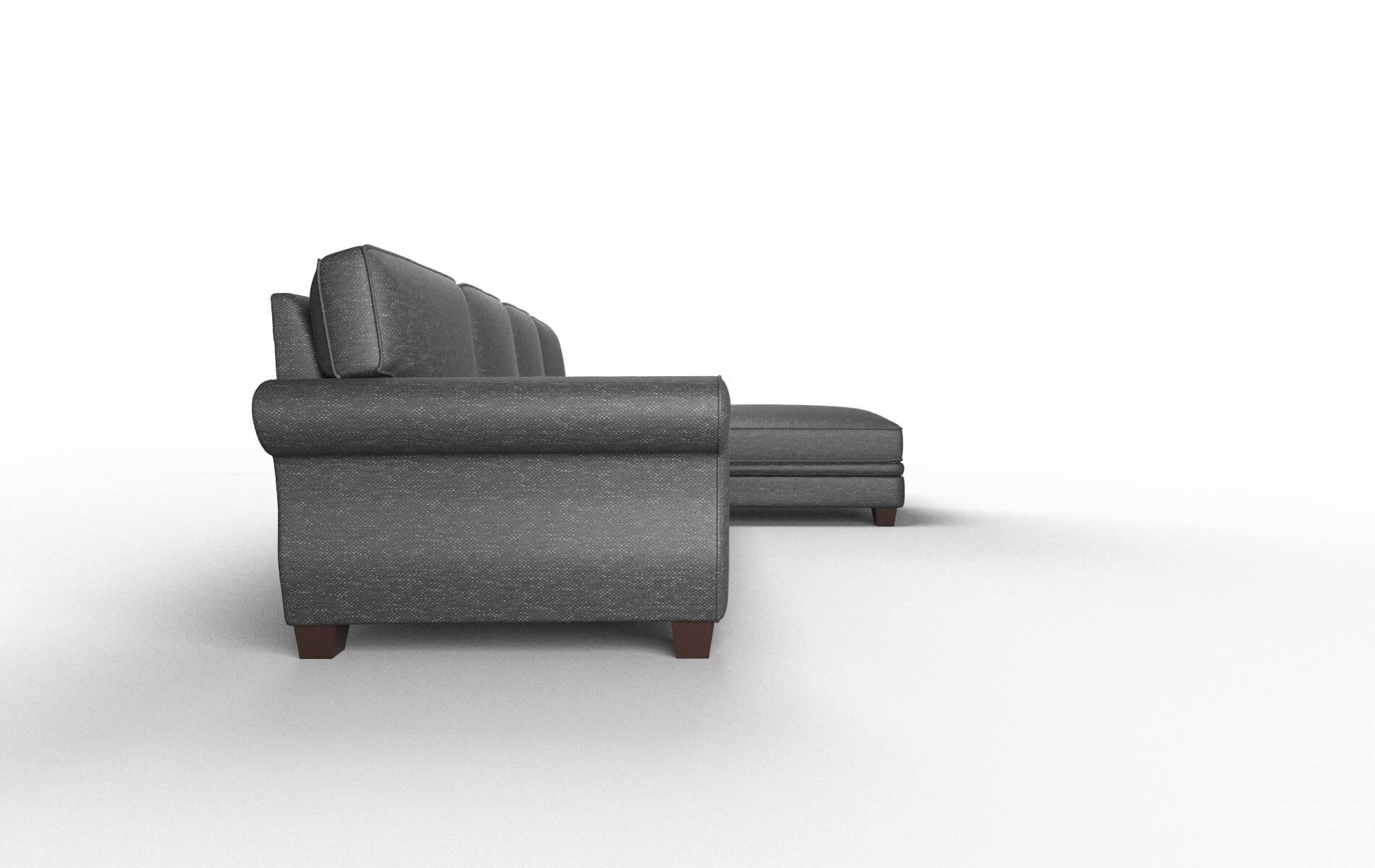 Rome Phoenix Charcoal Panel espresso legs 3