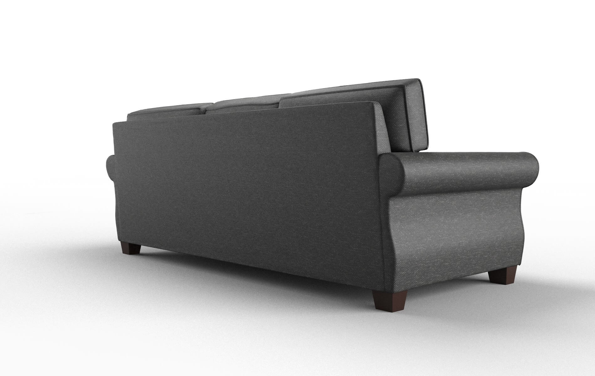 Rome Phoenix Charcoal Sofa espresso legs 5